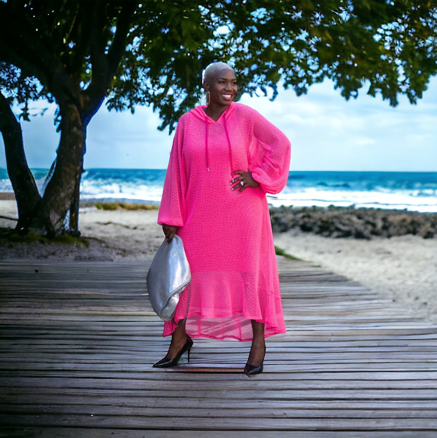 Buy Aphrodite Hot Pink Holiday Resort Midi Dress With Hoodie -Inclusive Plus Size up to UK 22 / US 18 | Size: Size UK 16/ US 12 | Color: Pink Refurbished - $359.67 Aphrodite Hot Pink Holiday Resort Midi Dress With Hoodie -Inclusive Plus Size up to UK 22 / US 18 | Size: Size UK 16/ US 12 | Color: Pink Refurbished - N/A refurbished available on Cerqular