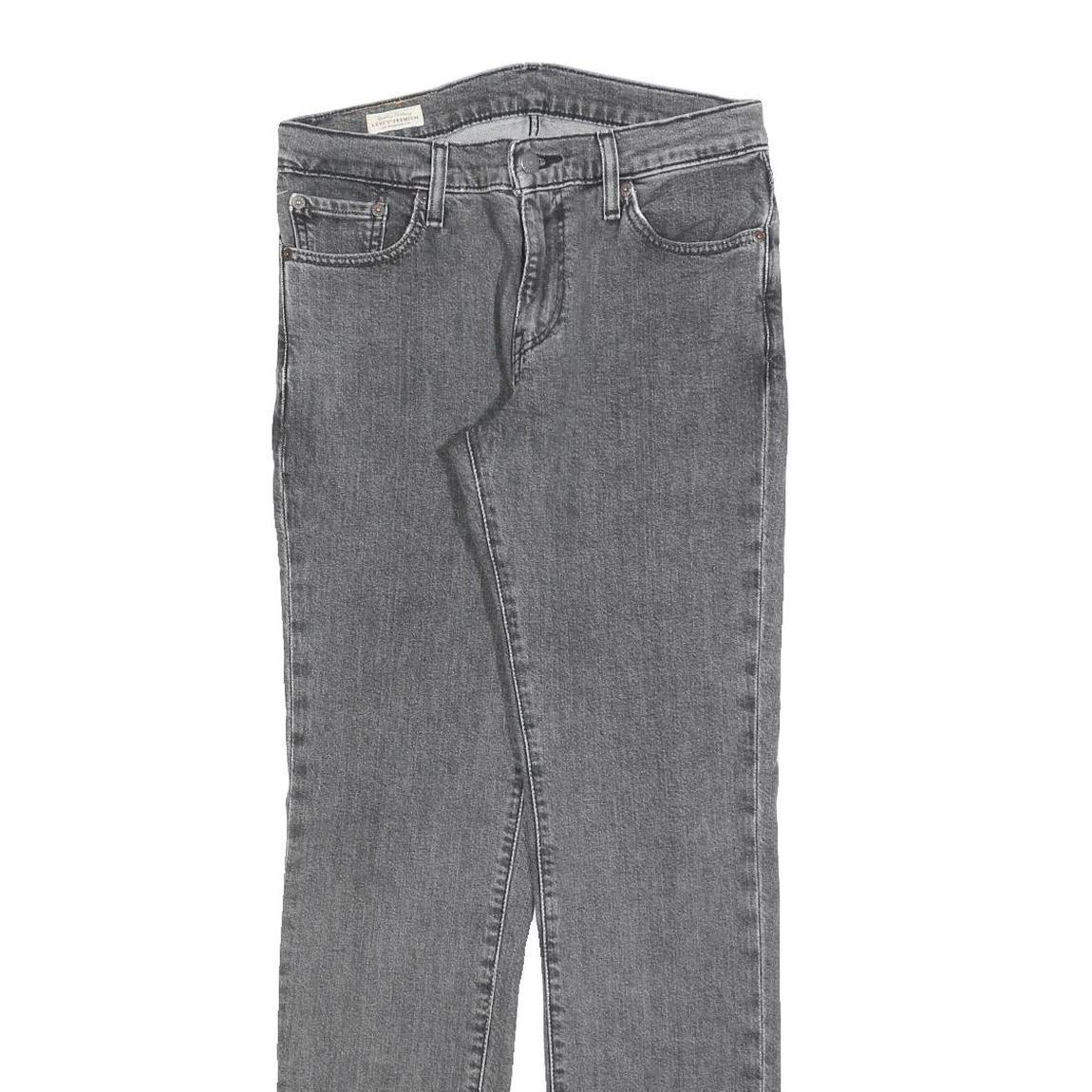 LEVI'S 511 BIG E Mens Slim Grey Denim Medium W29 L32 Stretch Cotton Blend Zip Refurbished - N/A refurbished available on Cerqular