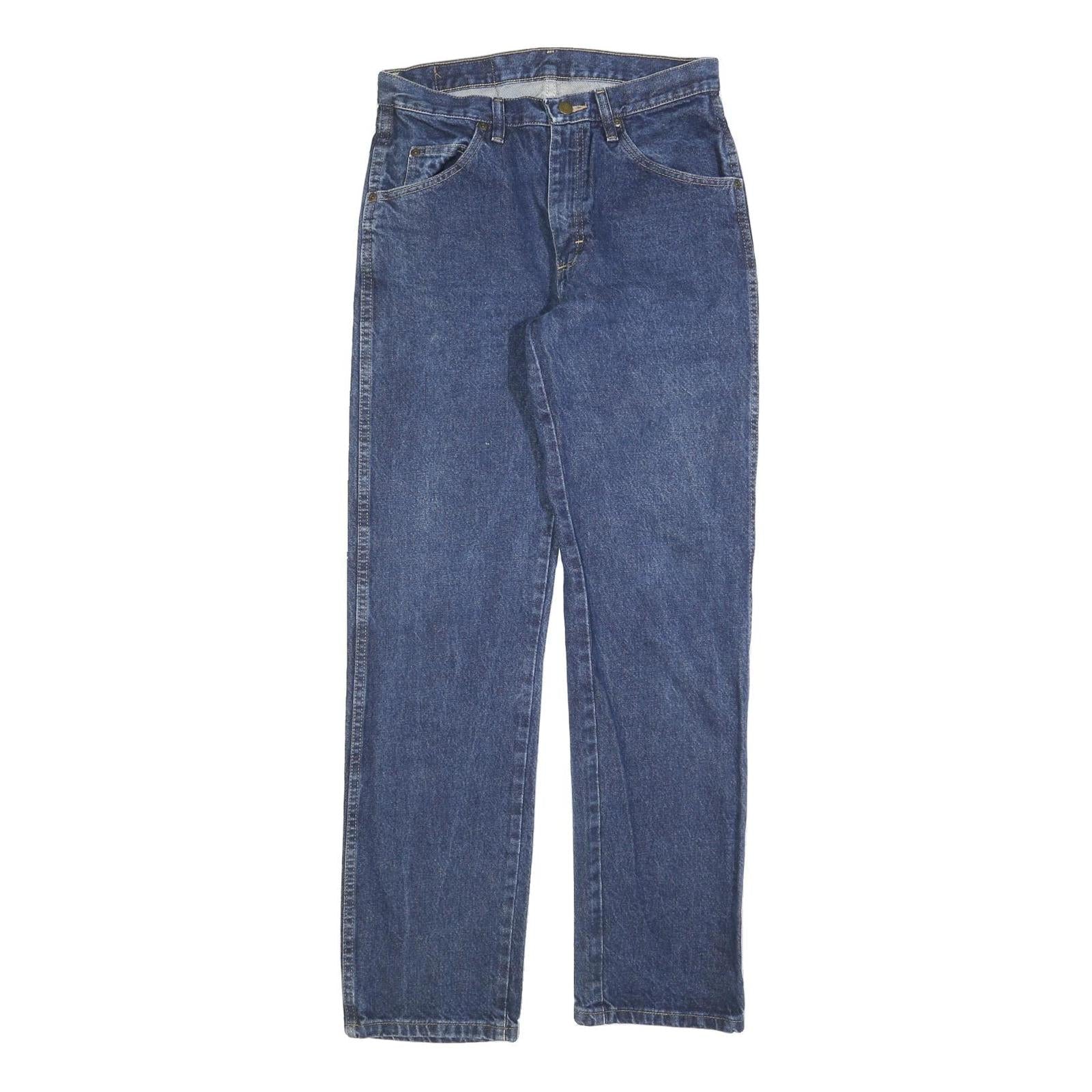 WRANGLER Mens Regular Fit Straight Denim Medium W30 L32 Zip Cotton Blend Jeans Refurbished - N/A refurbished available on Cerqular