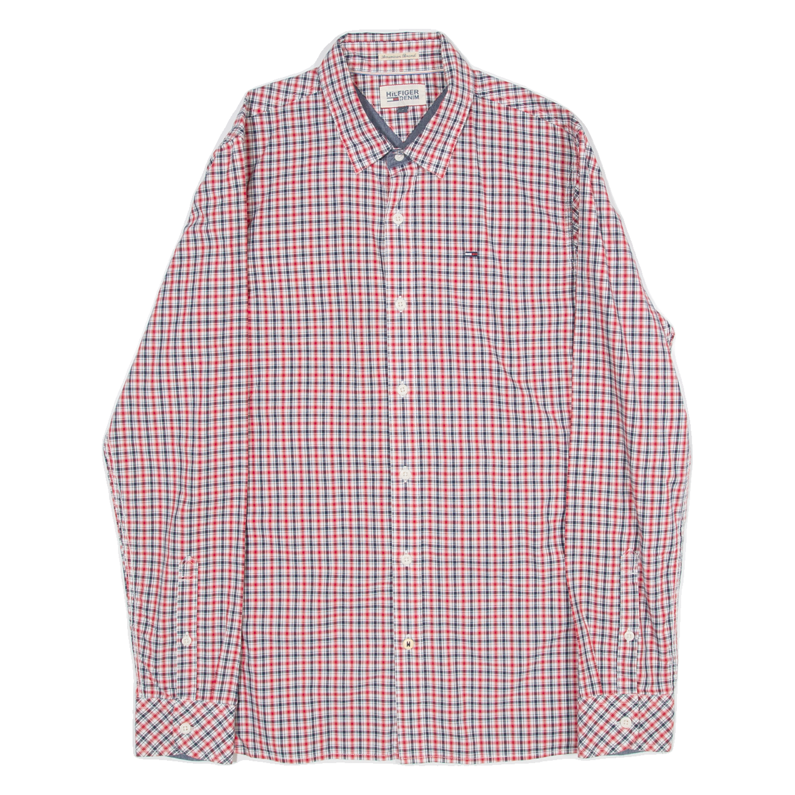 Buy HILFIGER DENIM Mens Shirt Red Check Long Sleeve S Refurbished - $31.19 HILFIGER DENIM Mens Shirt Red Check Long Sleeve S Refurbished - N/A refurbished available on Cerqular