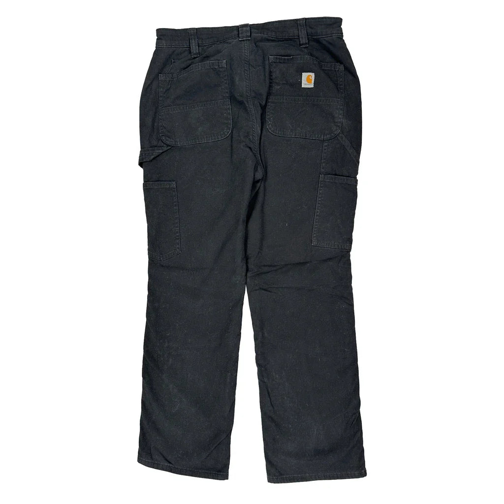 Buy Carhartt Cargo Trousers - 32W 28L Black Cotton Refurbished - $73.69 Carhartt Cargo Trousers - 32W 28L Black Cotton Refurbished - Thrifted (note: this is a term often used to describe second- refurbished available on Cerqular