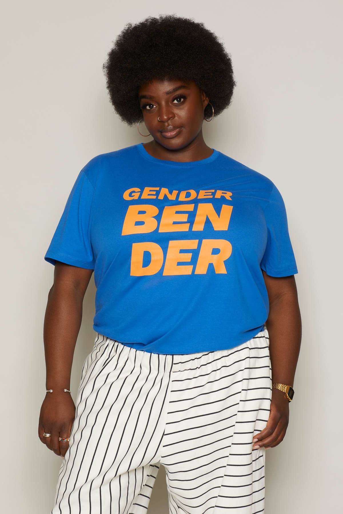Gender Bender T-Shirt (Blue) | size: 2XL Refurbished - N/A refurbished available on Cerqular