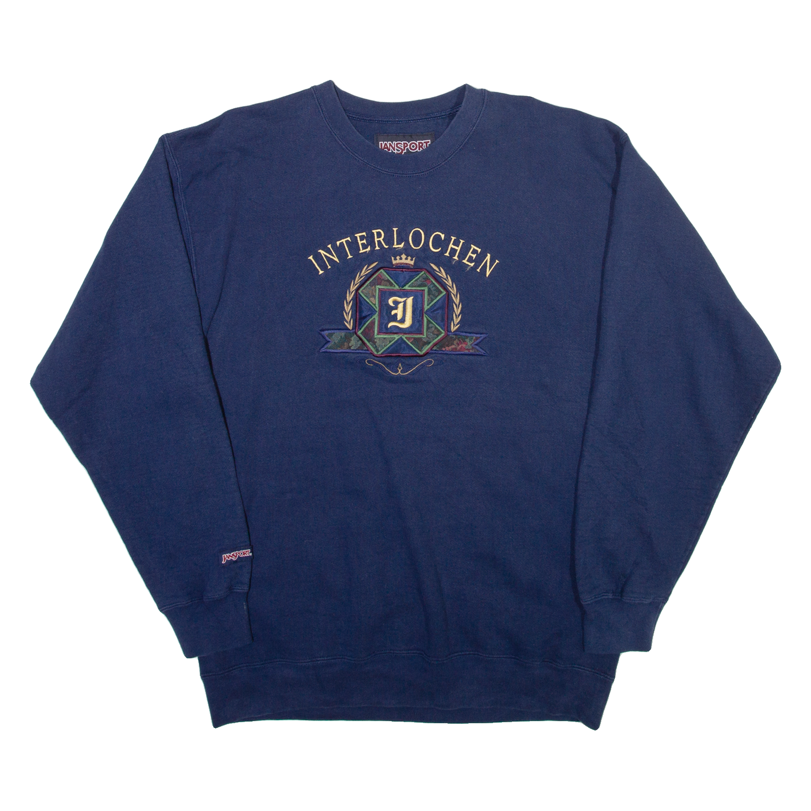 JANSPORT Mens Sweatshirt Blue L Refurbished - N/A refurbished available on Cerqular