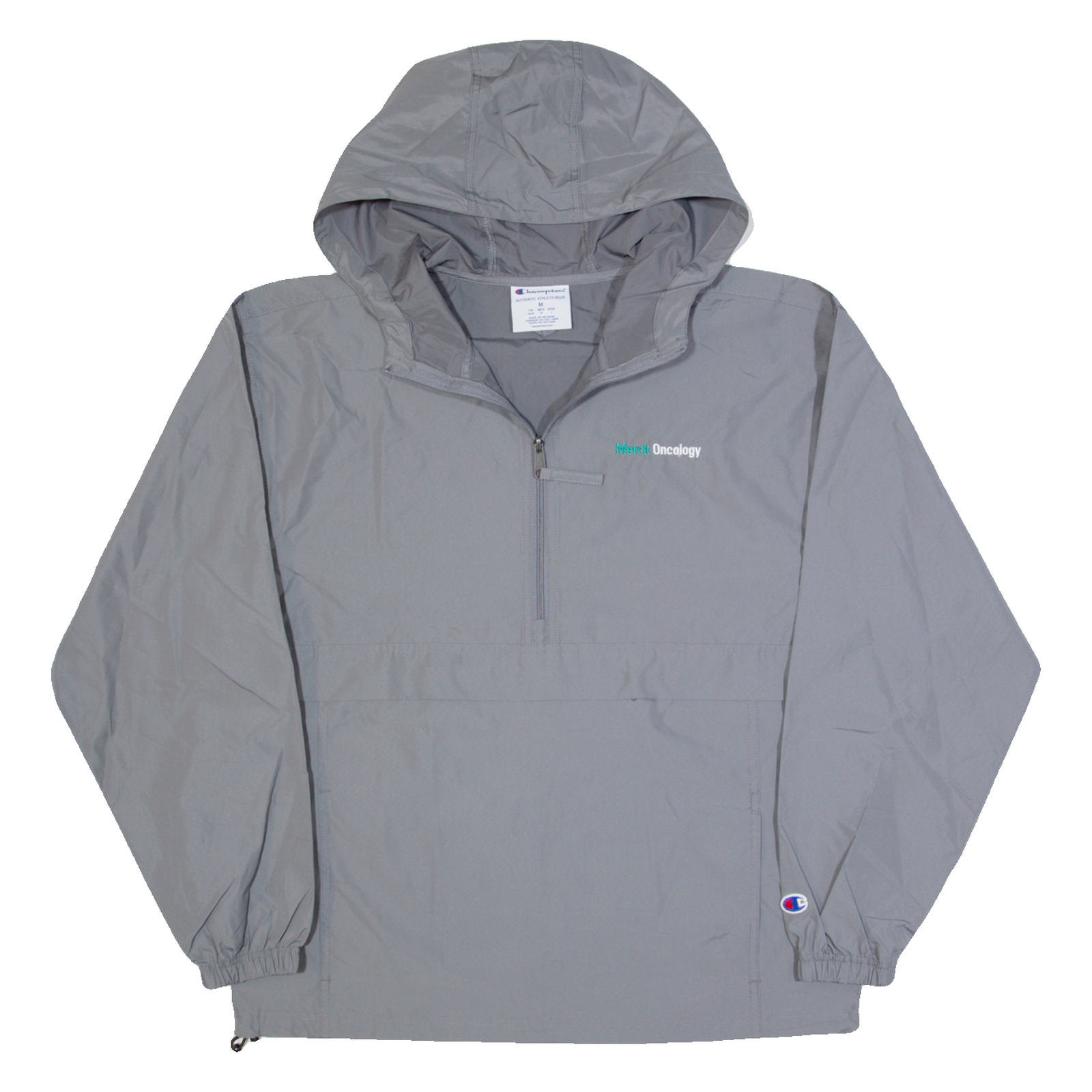 CHAMPION Mens Anorak Jacket Grey USA Hooded M Refurbished - N/A refurbished available on Cerqular