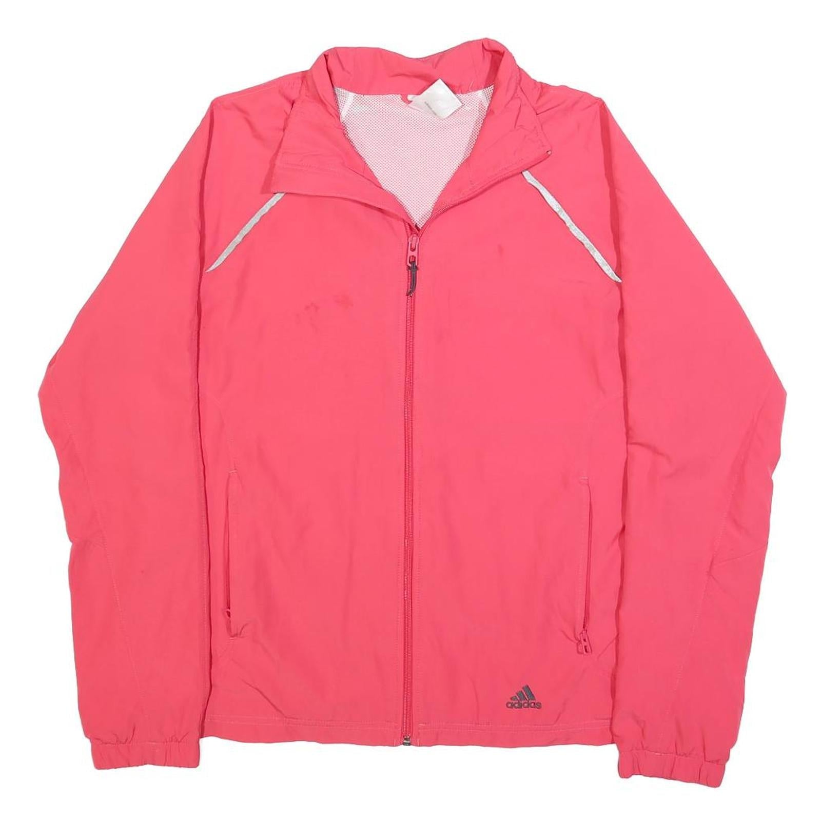 Buy ADIDAS Womens Pink Track Jacket UK 18 Polyester Blend Plain Zip Casual Refurbished - $41.59 ADIDAS Womens Pink Track Jacket UK 18 Polyester Blend Plain Zip Casual Refurbished - N/A refurbished available on Cerqular
