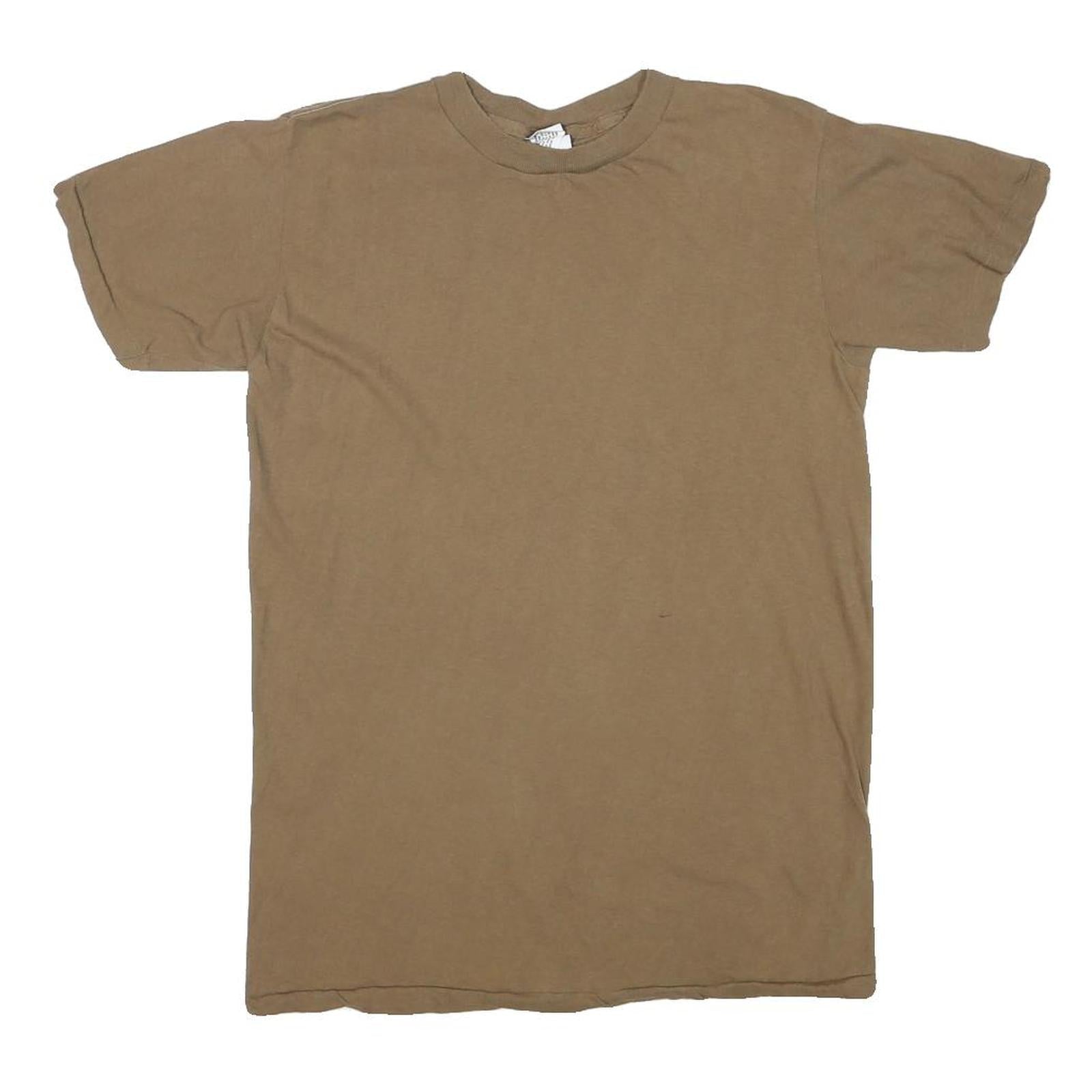 Buy Mens Beige Plain Cotton Blend T-Shirt S Short Sleeve Crew Neck Casual Basic Refurbished - $12.99 Mens Beige Plain Cotton Blend T-Shirt S Short Sleeve Crew Neck Casual Basic Refurbished - N/A refurbished available on Cerqular