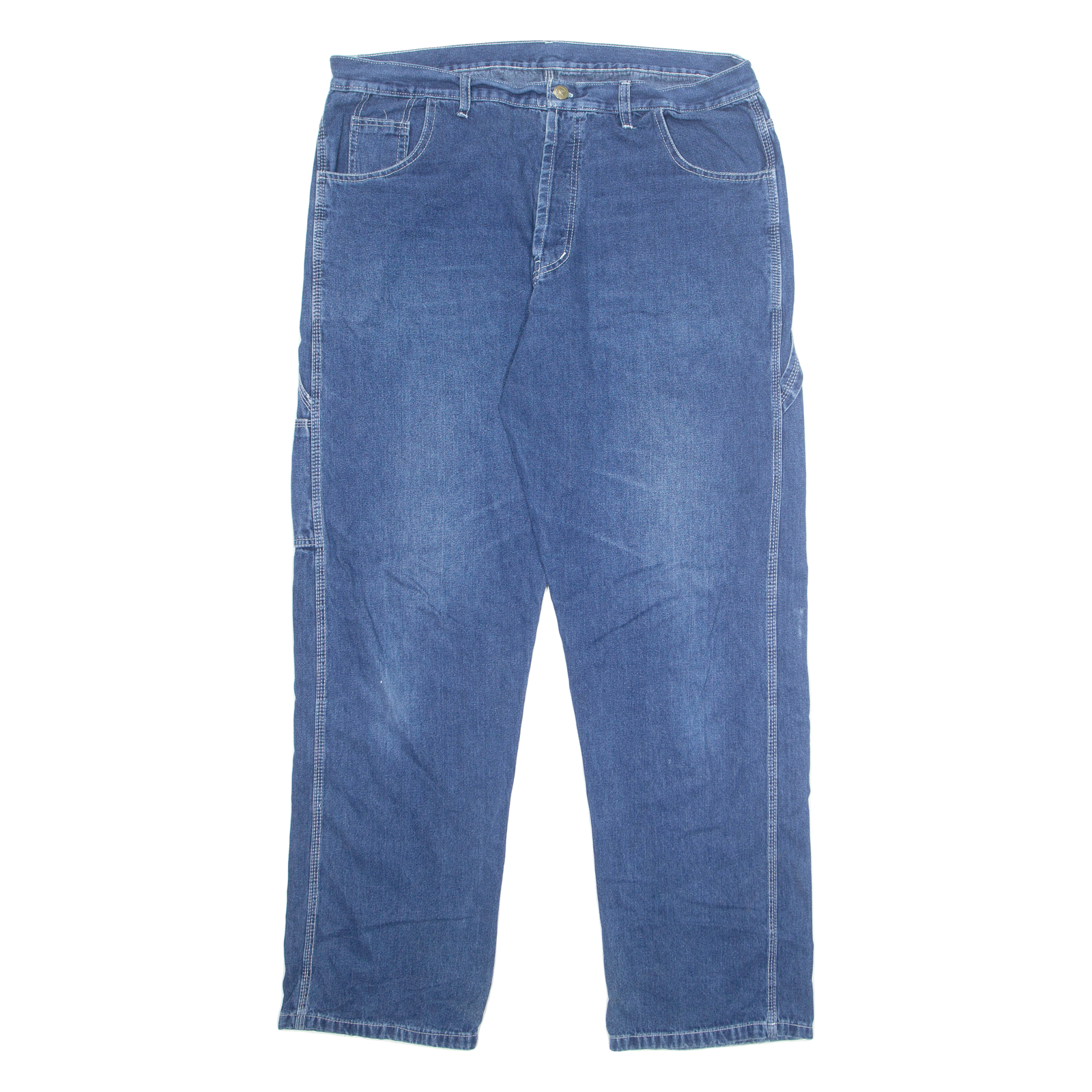 LEE Mens Jeans Blue Regular Straight Stone Wash W38 L31 Refurbished - N/A refurbished available on Cerqular
