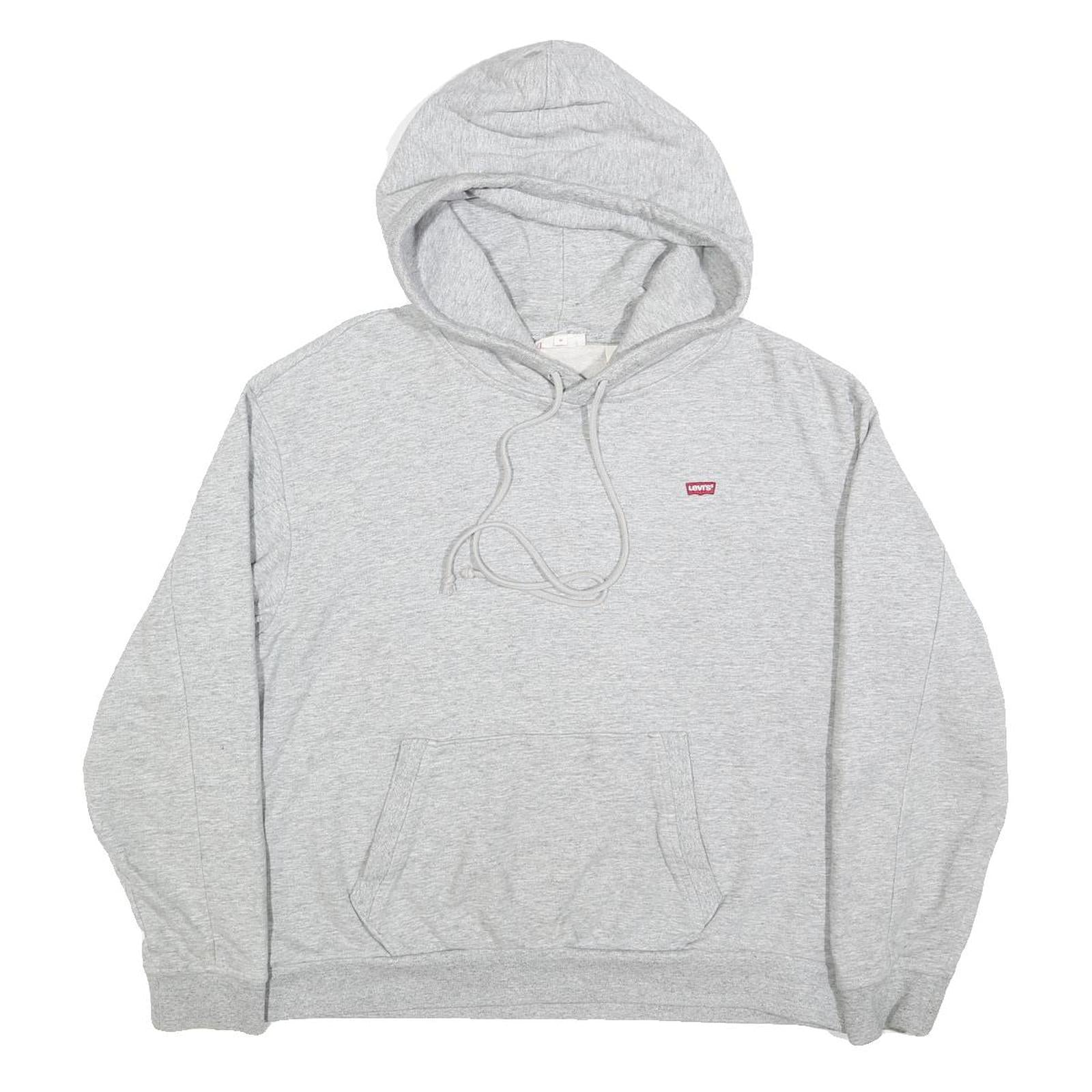 LEVI'S Womens Grey Pullover Hoodie S Cotton Blend Casual Comfort Refurbished - N/A refurbished available on Cerqular