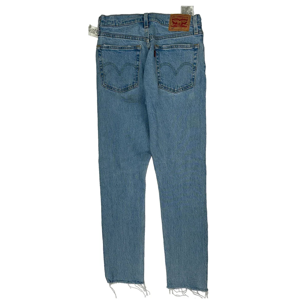 501 Levis Jeans - 26W UK 6 Light Wash Cotton Refurbished - Thrifted (note: this is a term often used to describe second- refurbished available on Cerqular