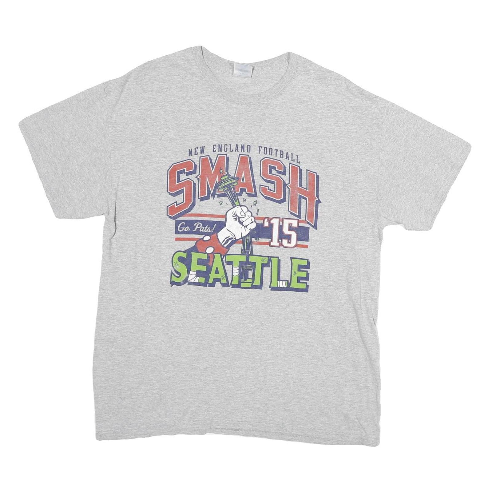 Buy GILDAN Mens Grey Cotton Graphic T-Shirt L Short Sleeve Crew Neck Football Print Refurbished - $20.79 GILDAN Mens Grey Cotton Graphic T-Shirt L Short Sleeve Crew Neck Football Print Refurbished - N/A refurbished available on Cerqular