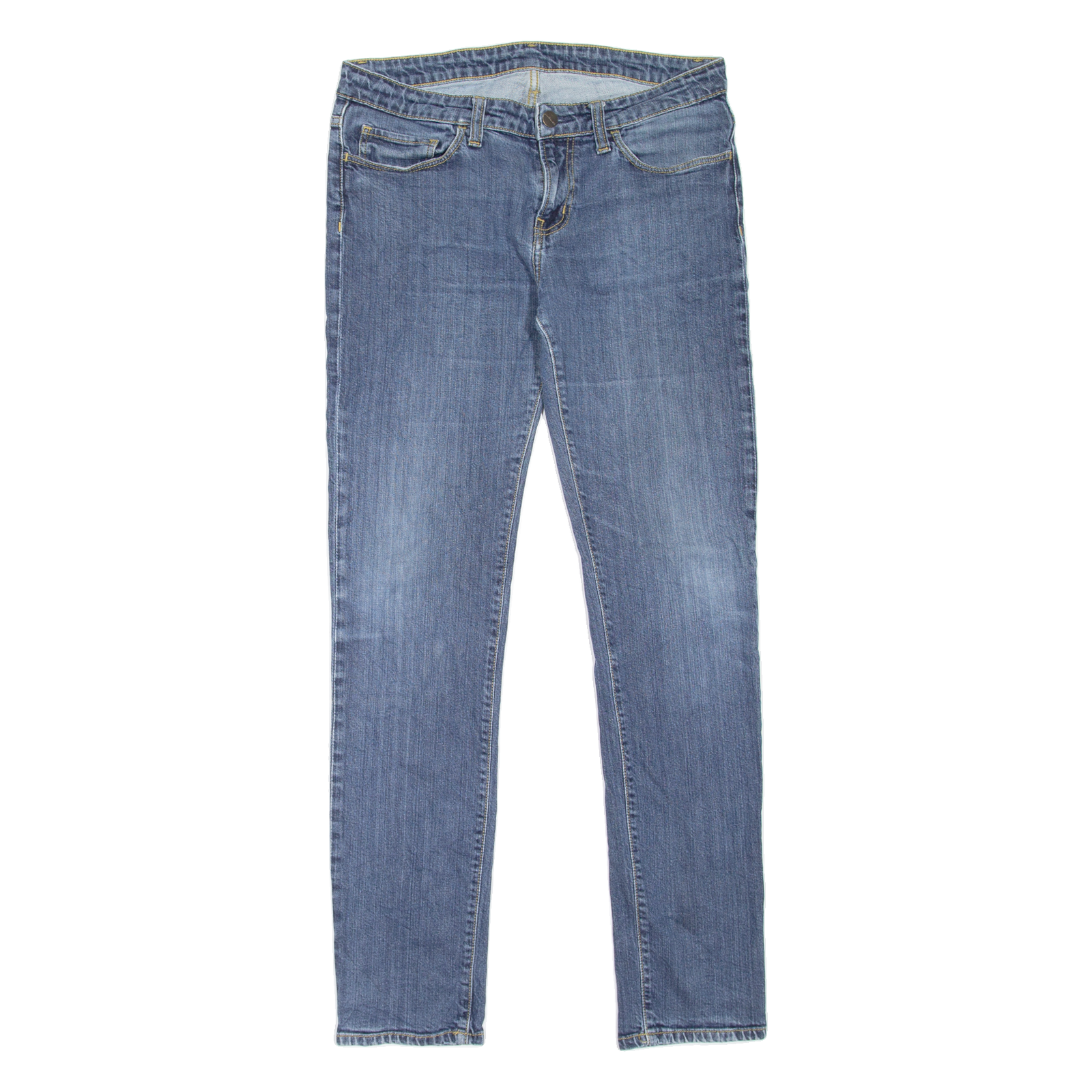 CARHARTT WIP X' Rebel Pant II Womens Jeans Blue Slim Tapered Stone Wash W29 L30 Refurbished - N/A refurbished available on Cerqular