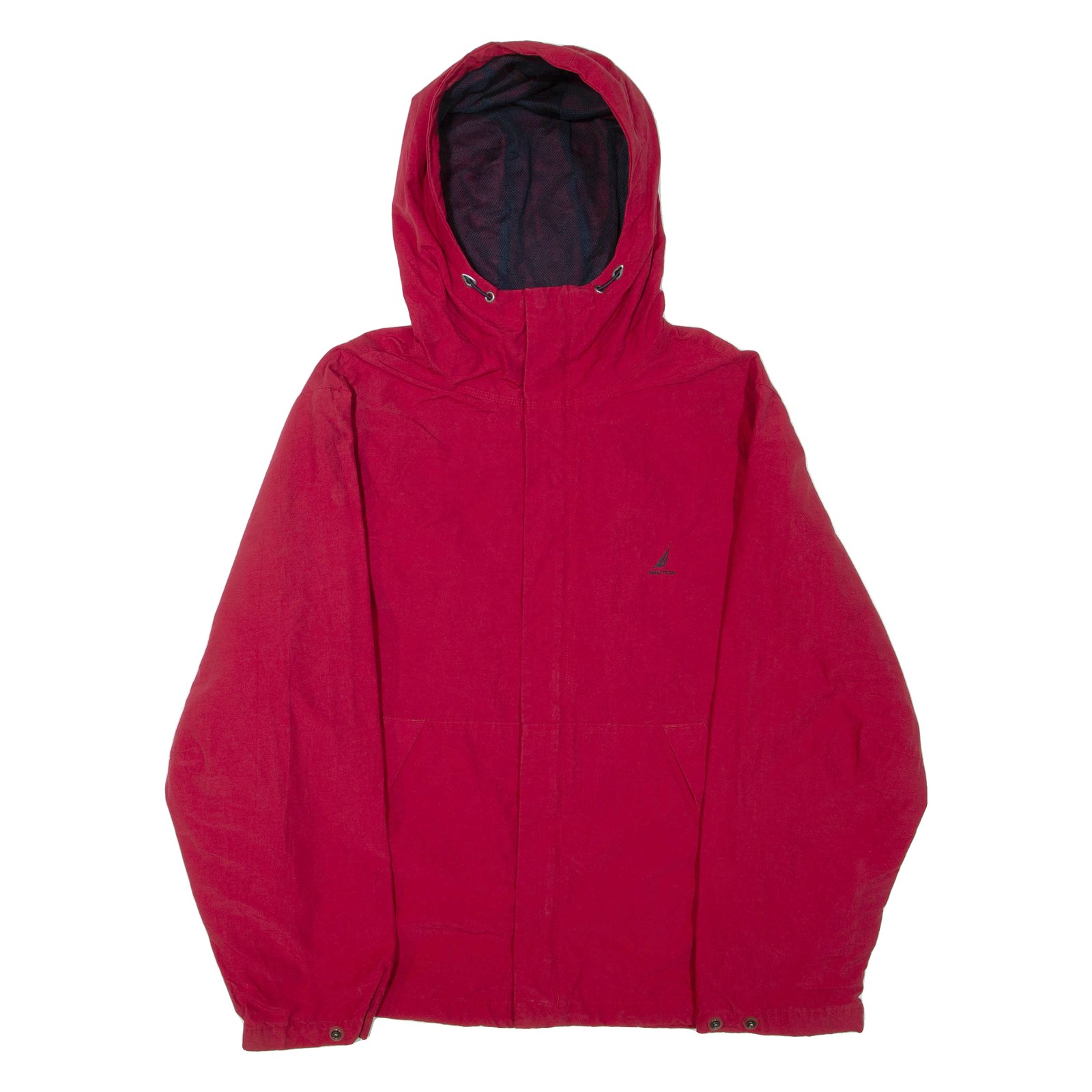 NAUTICA Mens Jacket Red Hooded L Refurbished - N/A refurbished available on Cerqular