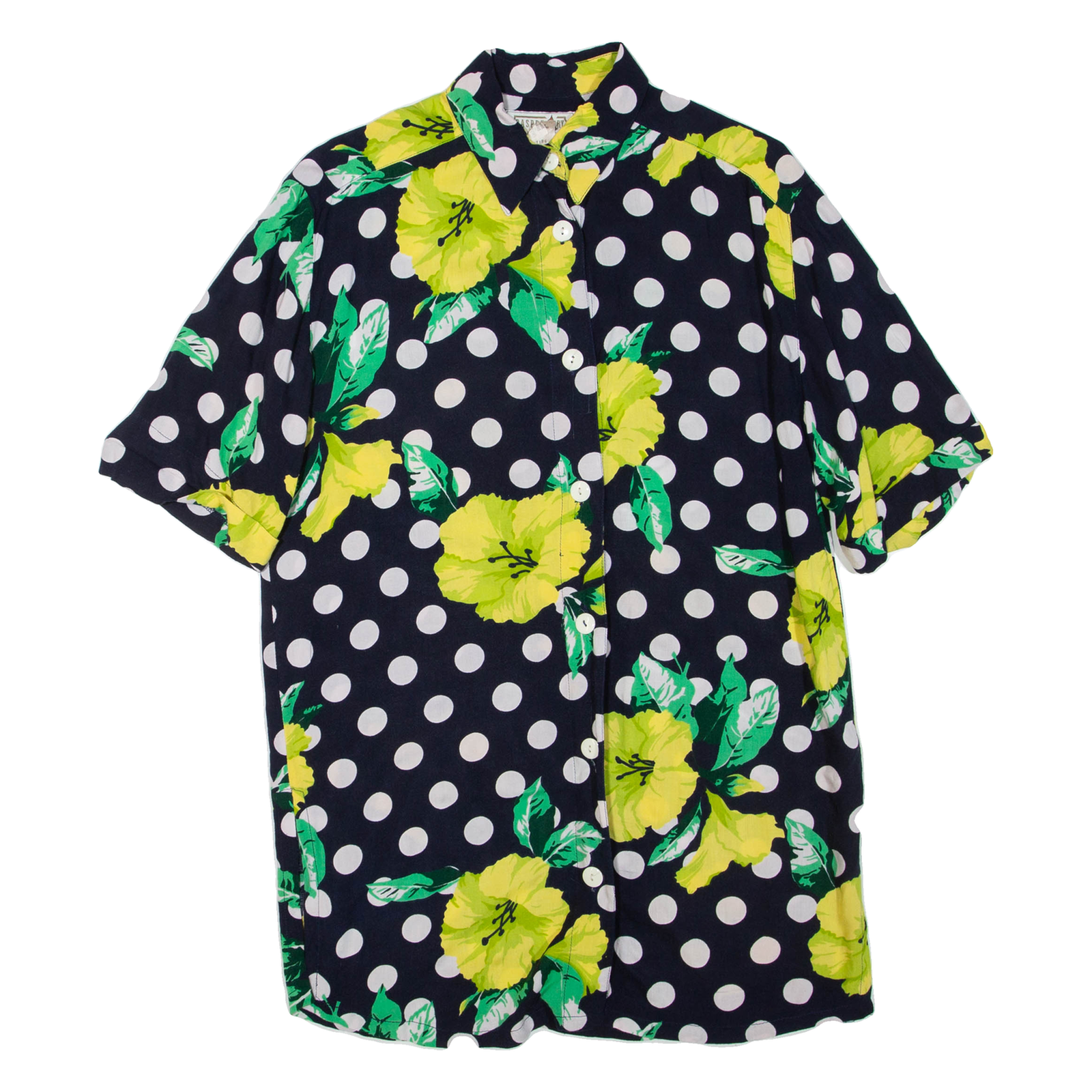 RASPBERRY COLLECTION Womens Shirt Dress Blue Floral Short Sleeve Short S Refurbished - N/A refurbished available on Cerqular