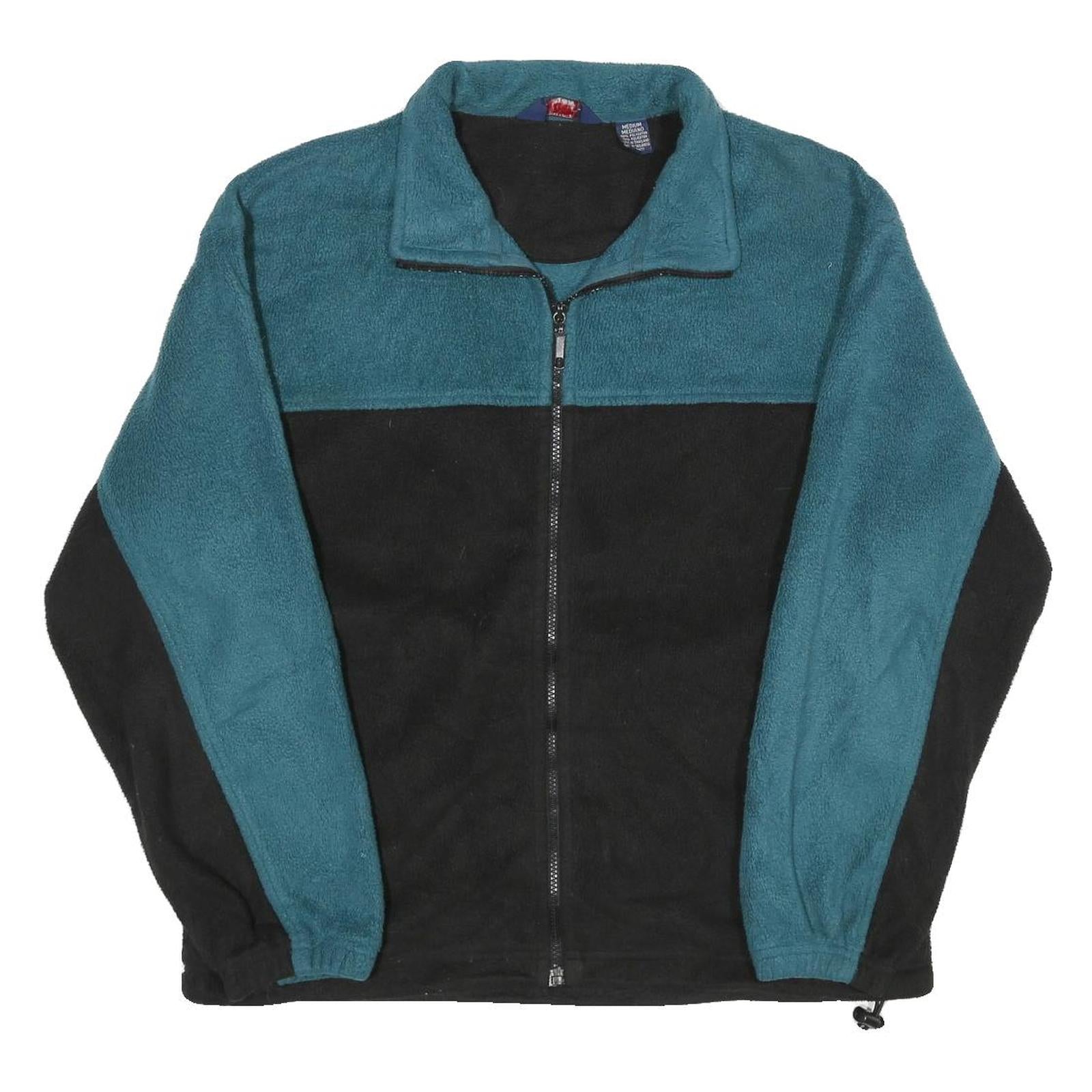 SJB SPORT Mens Blue & Black Zip Polyester Fleece Jacket M Casual Outdoor Refurbished - N/A refurbished available on Cerqular