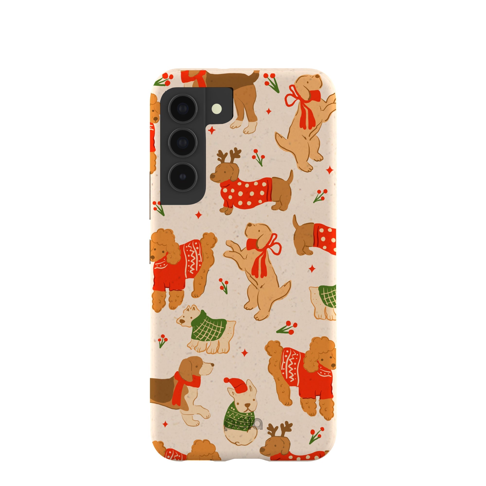 Seashell Jolly Doggos Samsung Galaxy S22 Case Refurbished - Pela Case refurbished available on Cerqular