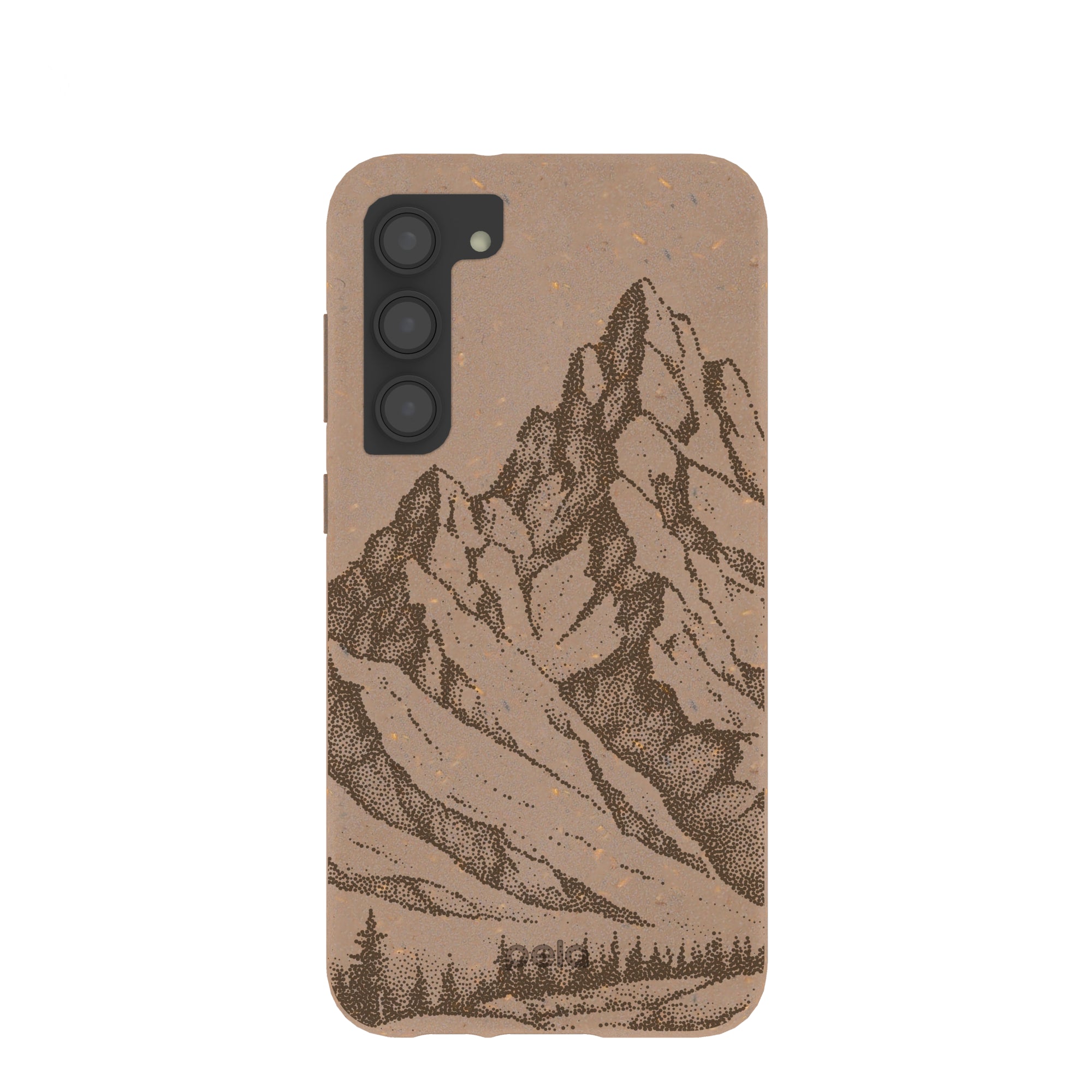 Chocolate Brown Silent Summit Samsung Galaxy S23+(Plus) Case Refurbished - Pela Case refurbished available on Cerqular