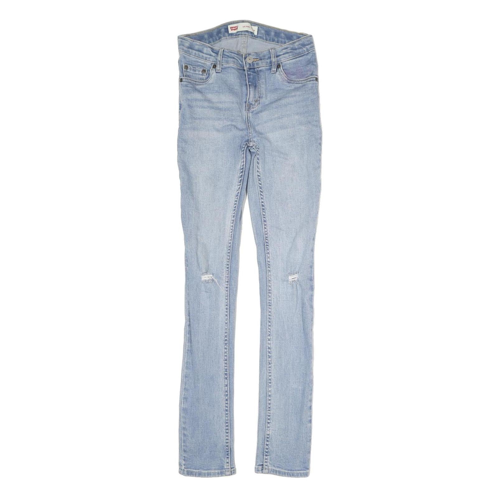 LEVI'S Womens Slim Blue Skinny Denim Light Wash Jeans W26 L29 Stretch Casual Refurbished - N/A refurbished available on Cerqular