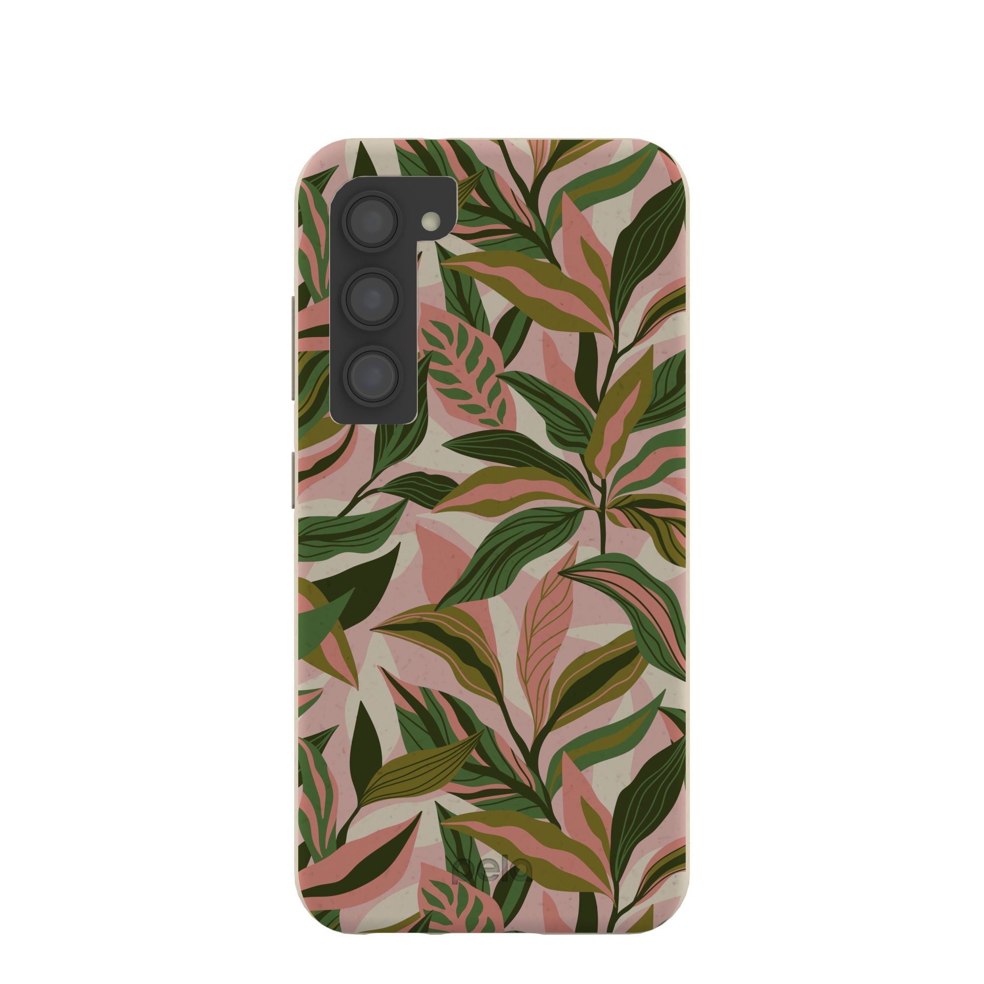 London Fog Pink Botanics Samsung Galaxy S23 Case Refurbished - Pela Case refurbished available on Cerqular