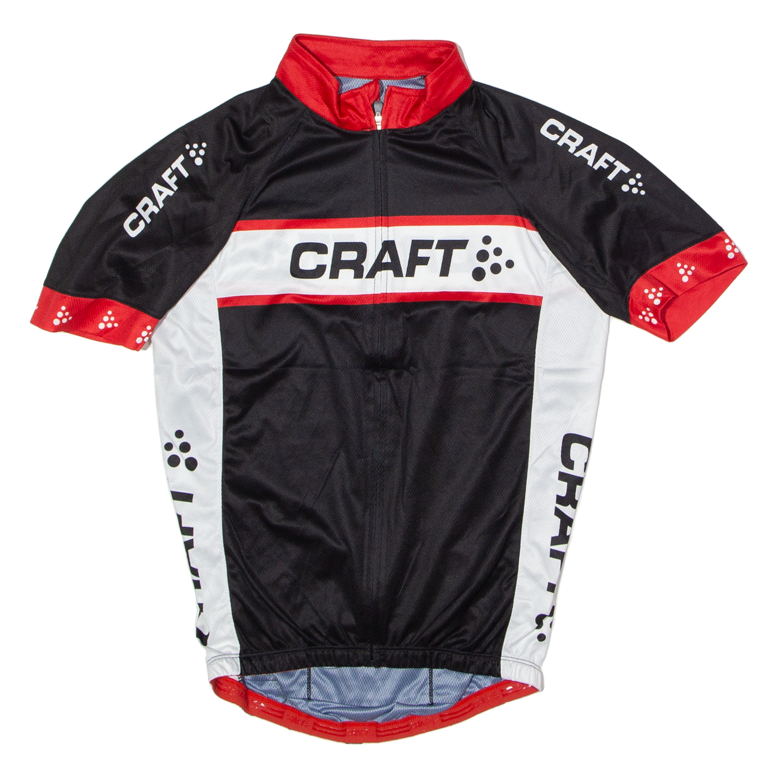 CRAFT Full Zip Cycling Mens Jersey Black High Neck S Refurbished - N/A refurbished available on Cerqular