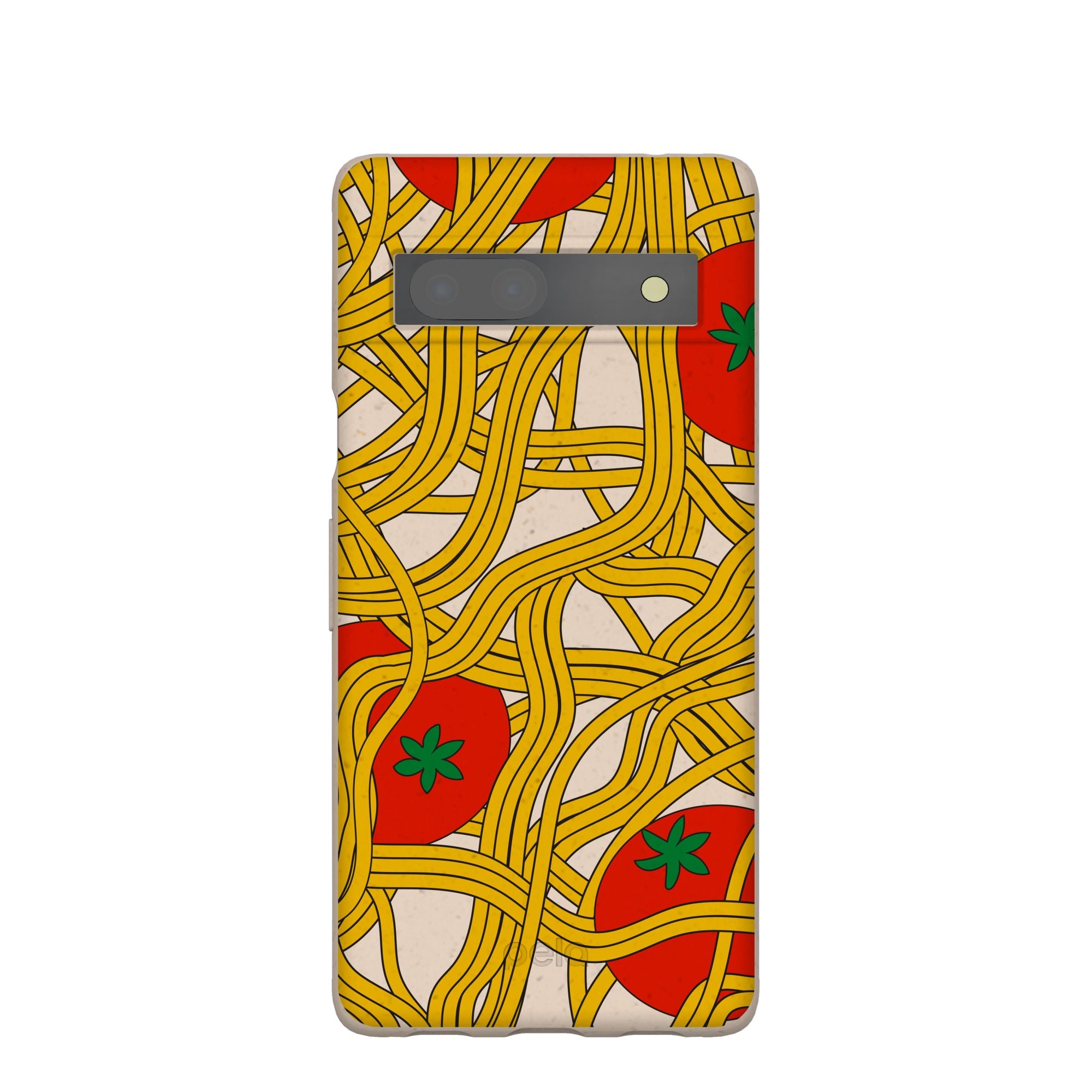 Seashell Spaghetti Splash Google Pixel 7a Case Refurbished - Pela Case refurbished available on Cerqular