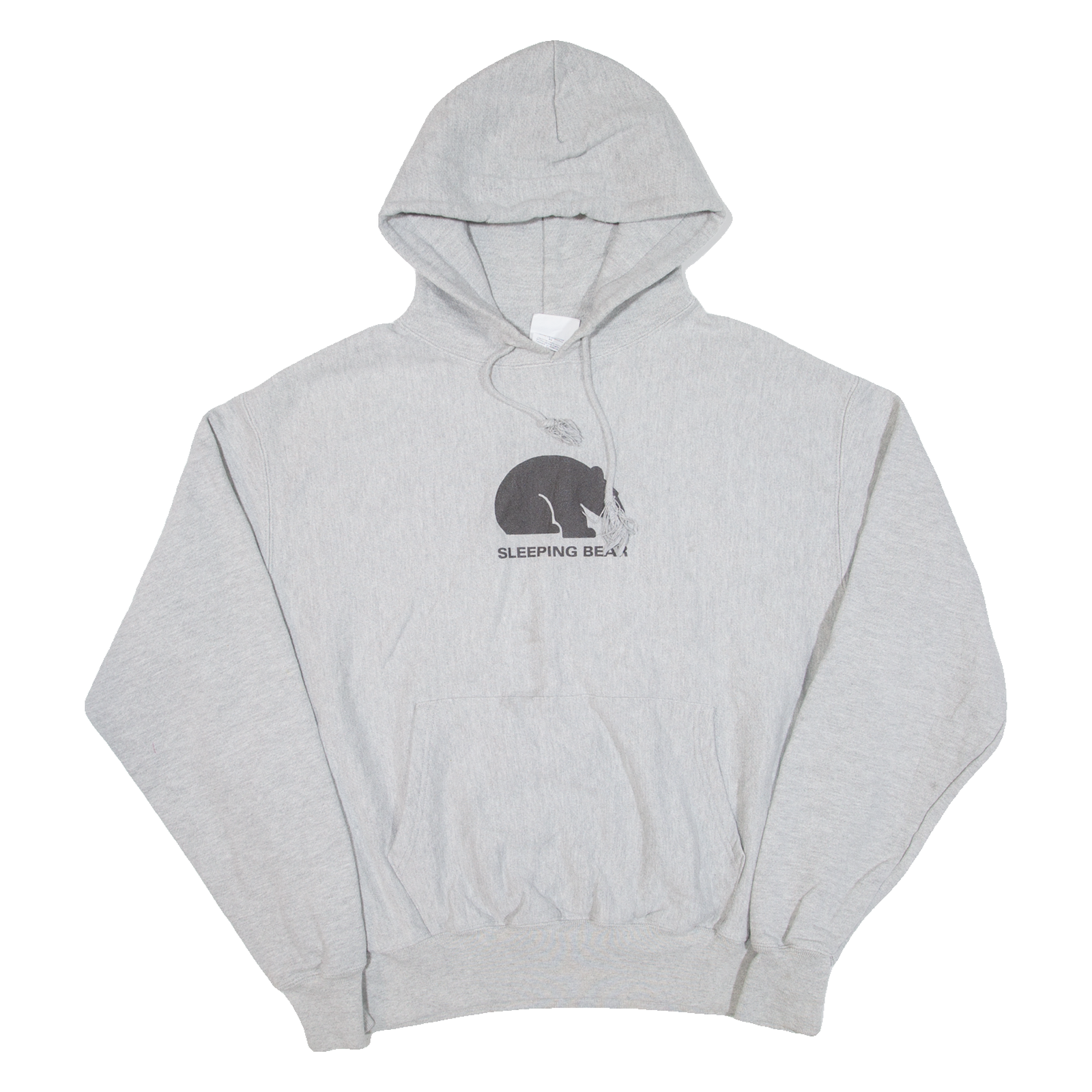 CHAMPION REVERSE WEAVE Sleeping Bear Mens Grey Hoodie XL Refurbished - N/A refurbished available on Cerqular