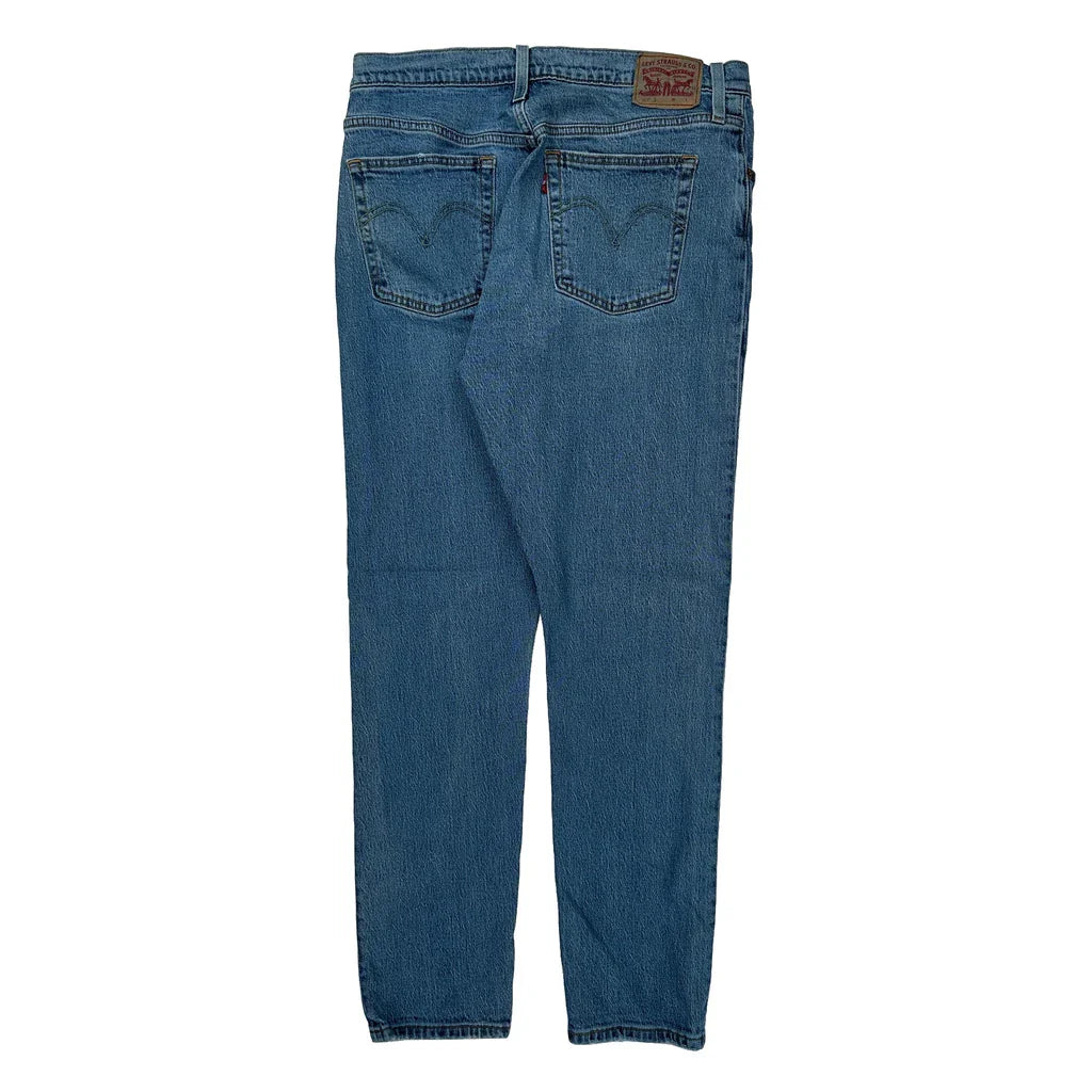 501 Levis Jeans - 30W 30L Blue Cotton Refurbished - Thrifted (note: this is a term often used to describe second- refurbished available on Cerqular