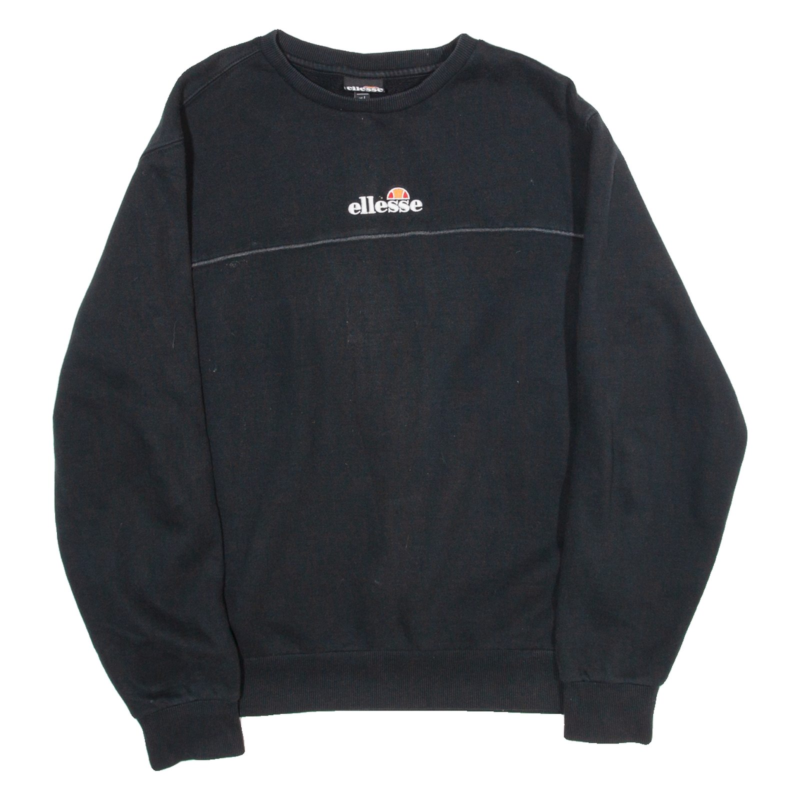 ELLESSE Womens Sweatshirt Black L Refurbished - N/A refurbished available on Cerqular