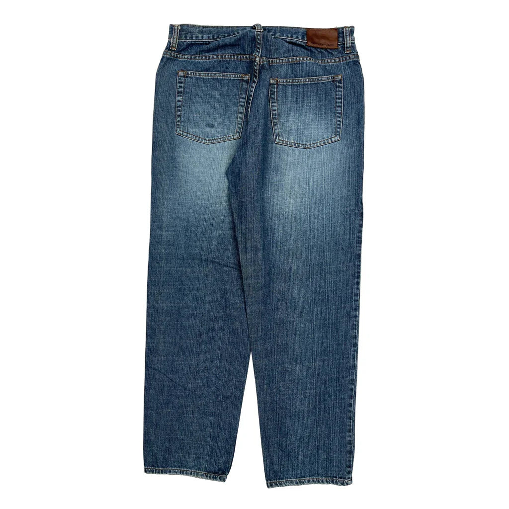 Calvin Klein Jeans Jeans - 34W 32L Blue Cotton Refurbished - Thrifted (note: this is a term often used to describe second- refurbished available on Cerqular
