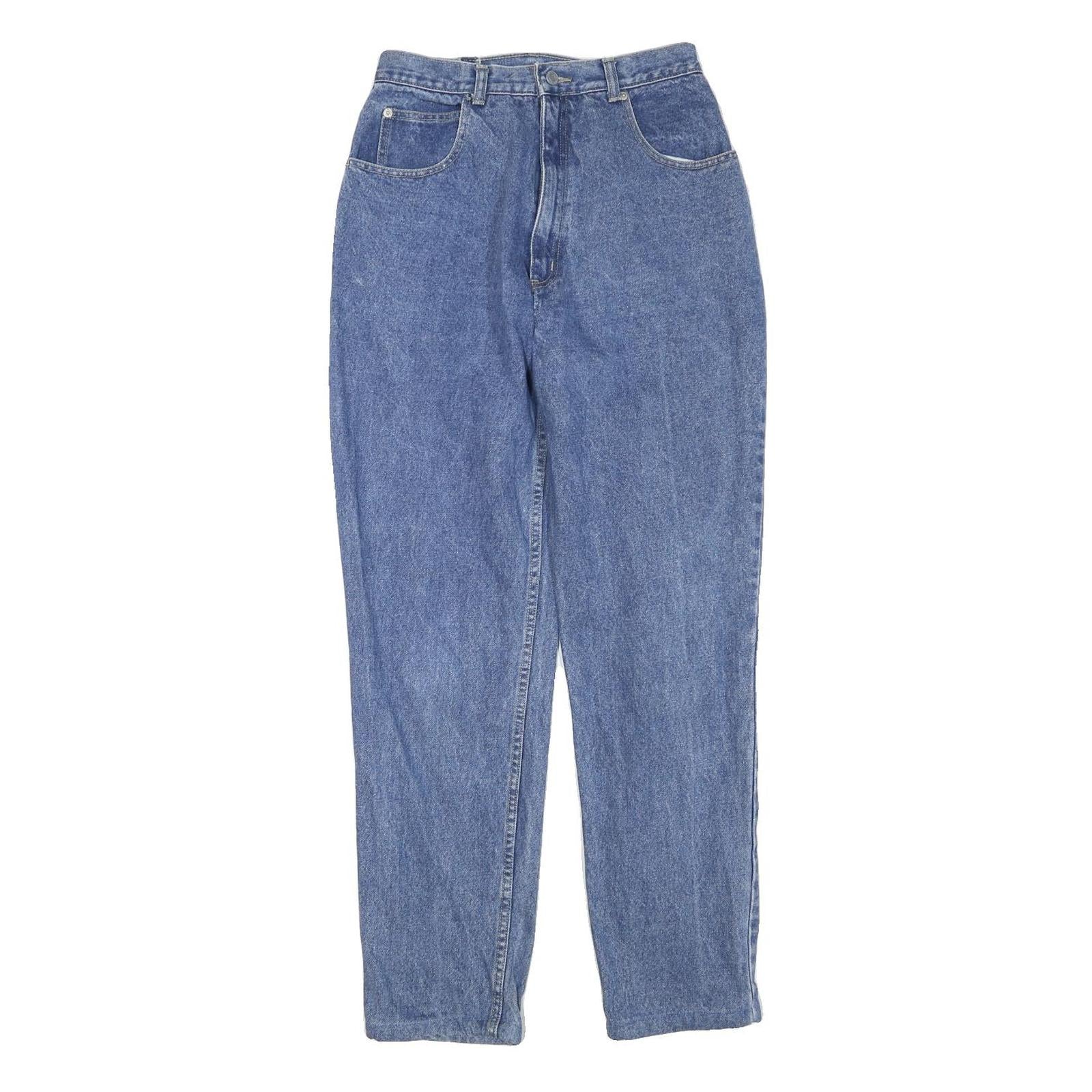 Womens Blue Relaxed Fit Denim Jeans W26 L29 Cotton Blend Zip Pockets Refurbished - N/A refurbished available on Cerqular