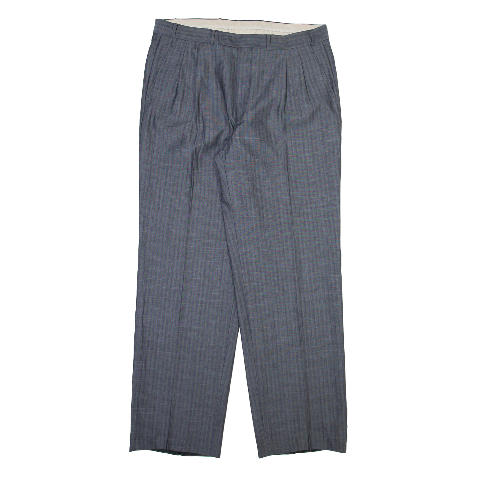 Mens Trousers Grey Regular Straight Wool W33 L30 Refurbished - N/A refurbished available on Cerqular