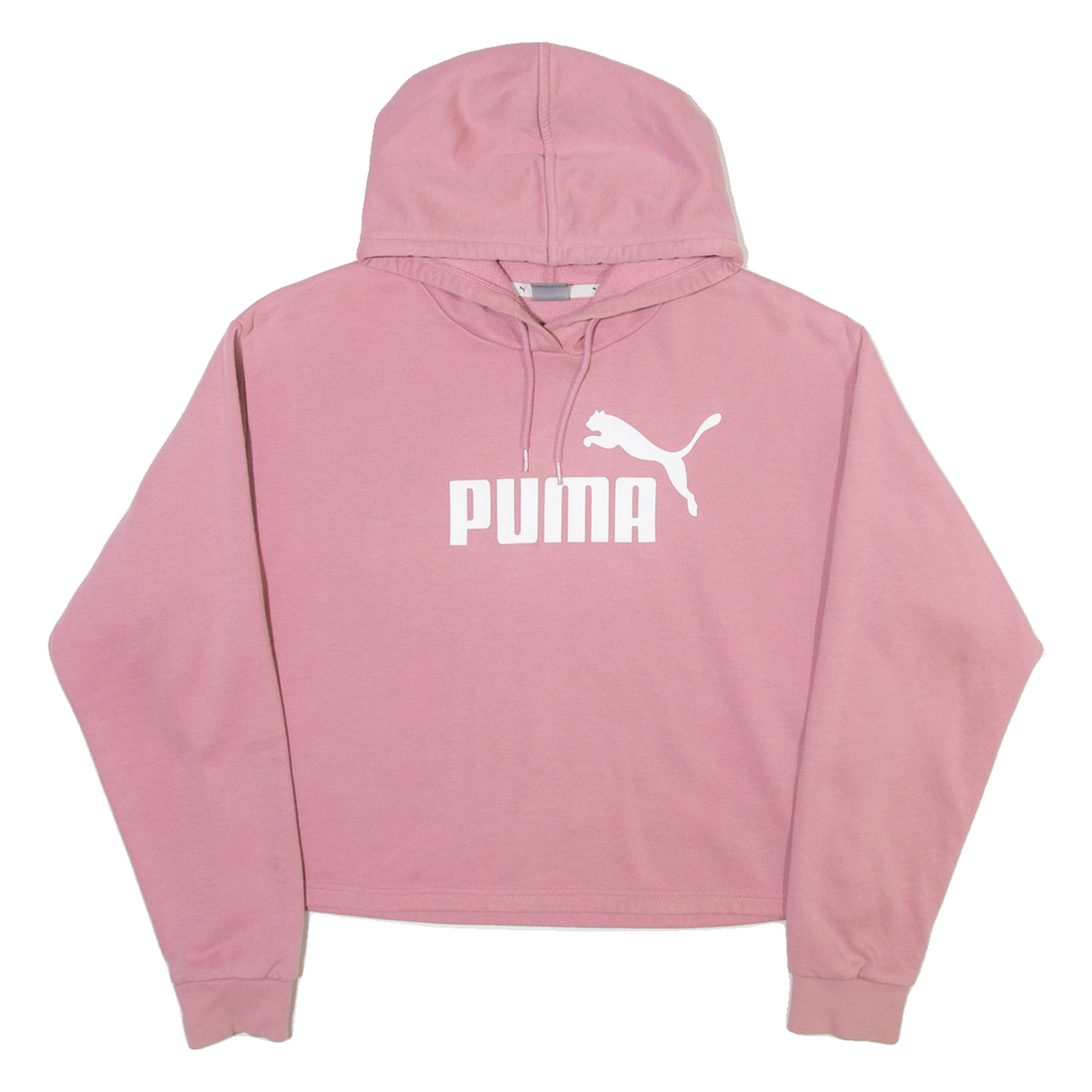PUMA Cropped Womens Pink Hoodie M Refurbished - N/A refurbished available on Cerqular