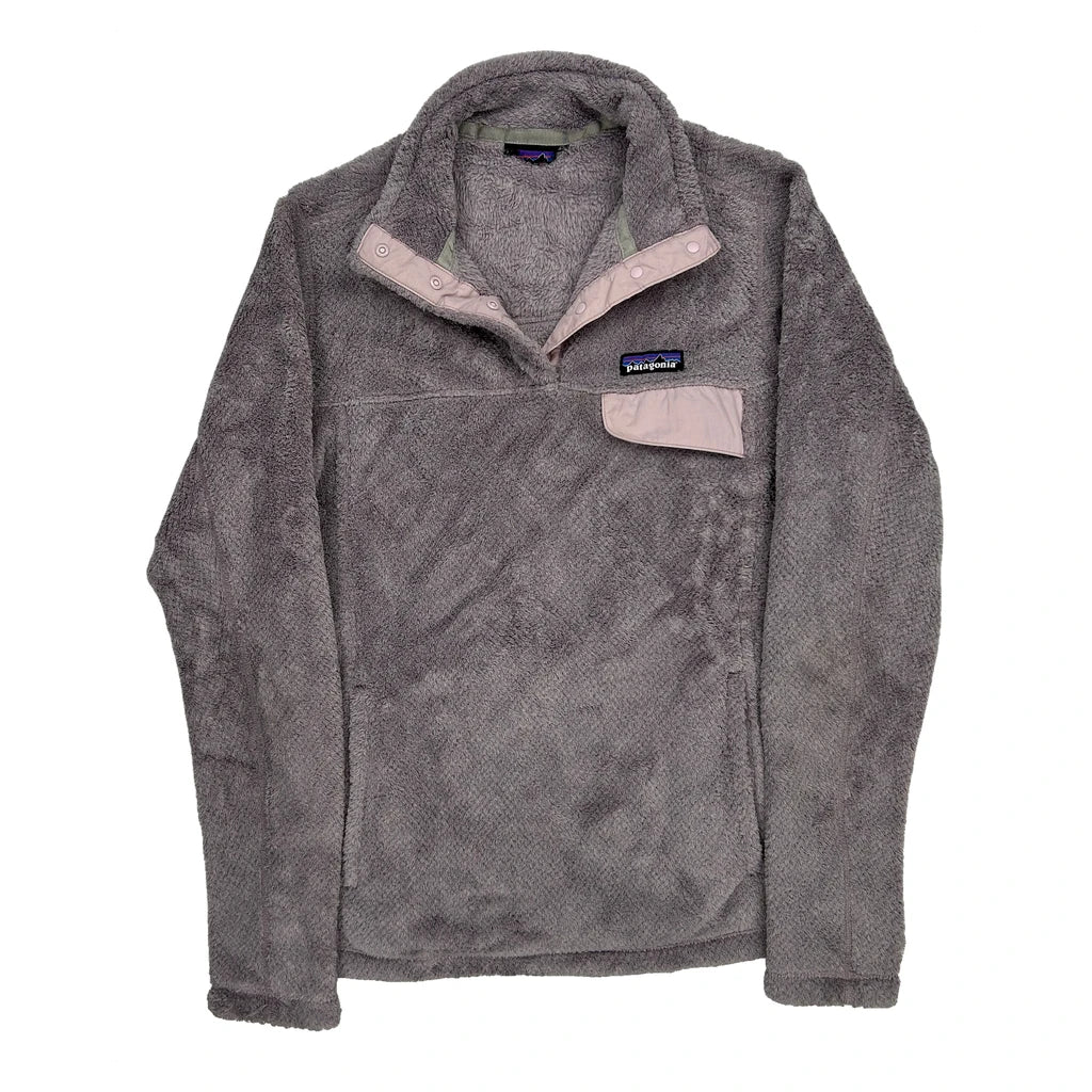 Patagonia Fleece - Small Grey Polyester Refurbished - Thrifted (note: this is a term often used to describe second- refurbished available on Cerqular