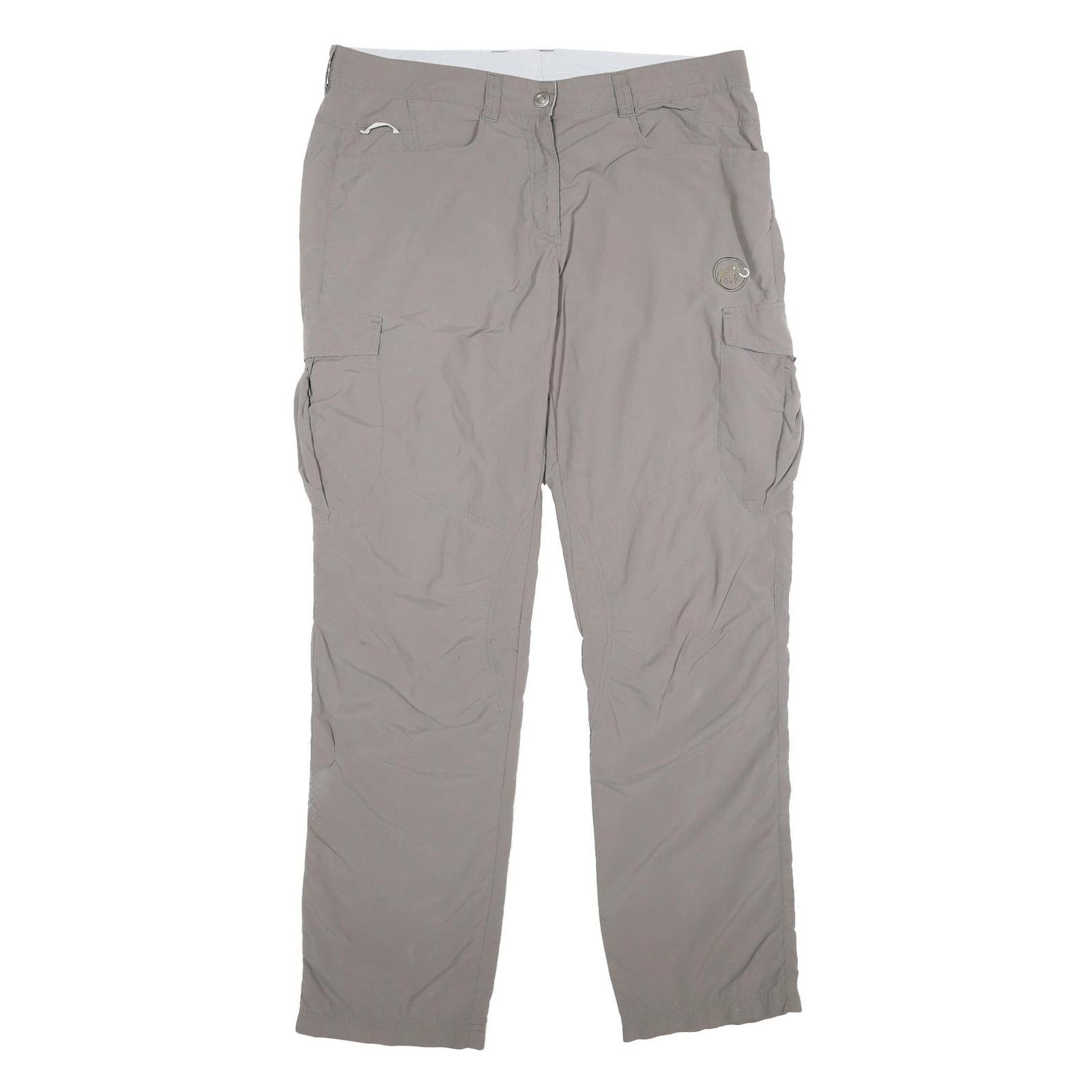 MAMMUT Womens Polyamide Regular Fit Beige Trousers W34 L34 Outdoor Casual Zip Refurbished - N/A refurbished available on Cerqular