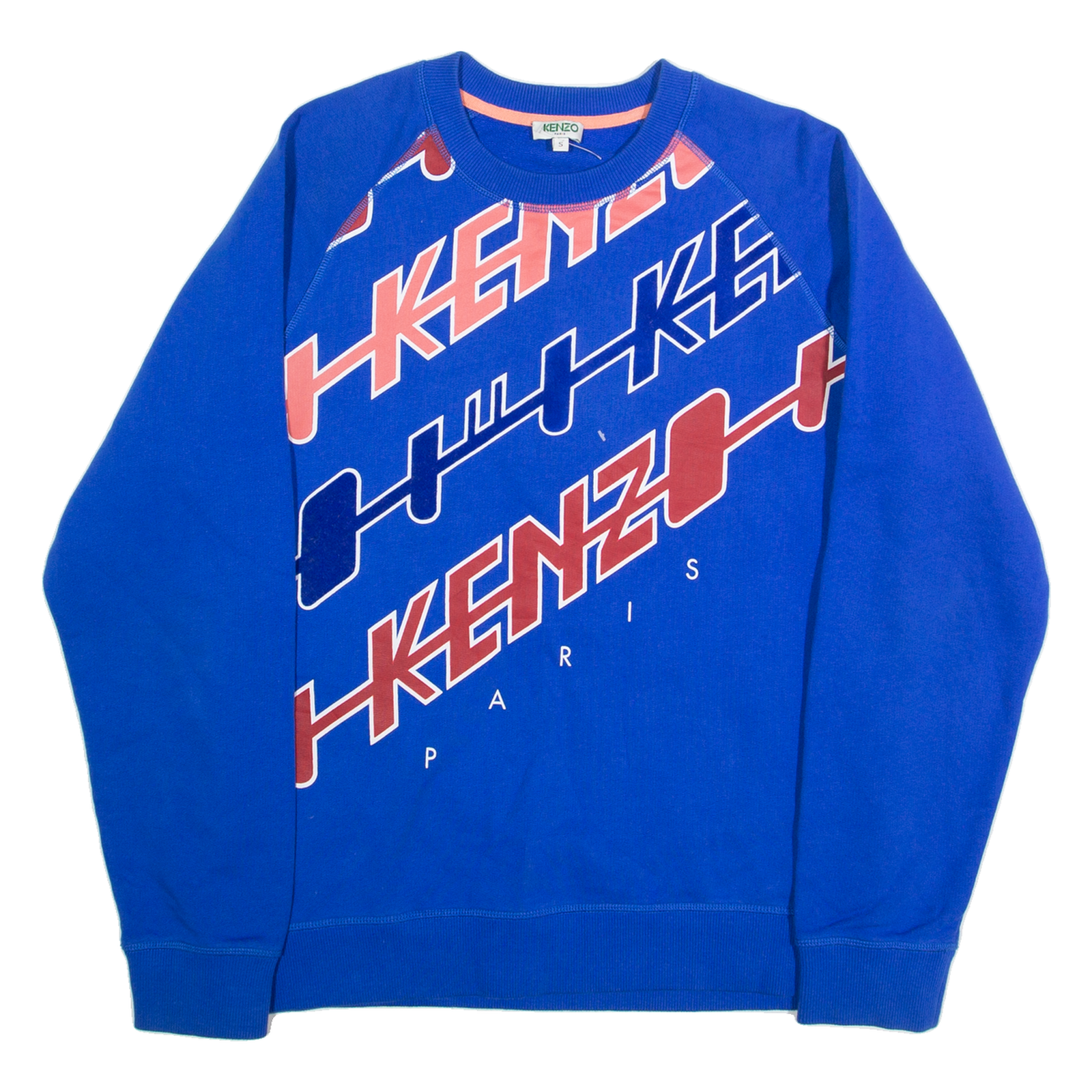 KENZO Mens Sweatshirt Blue S Refurbished - N/A refurbished available on Cerqular