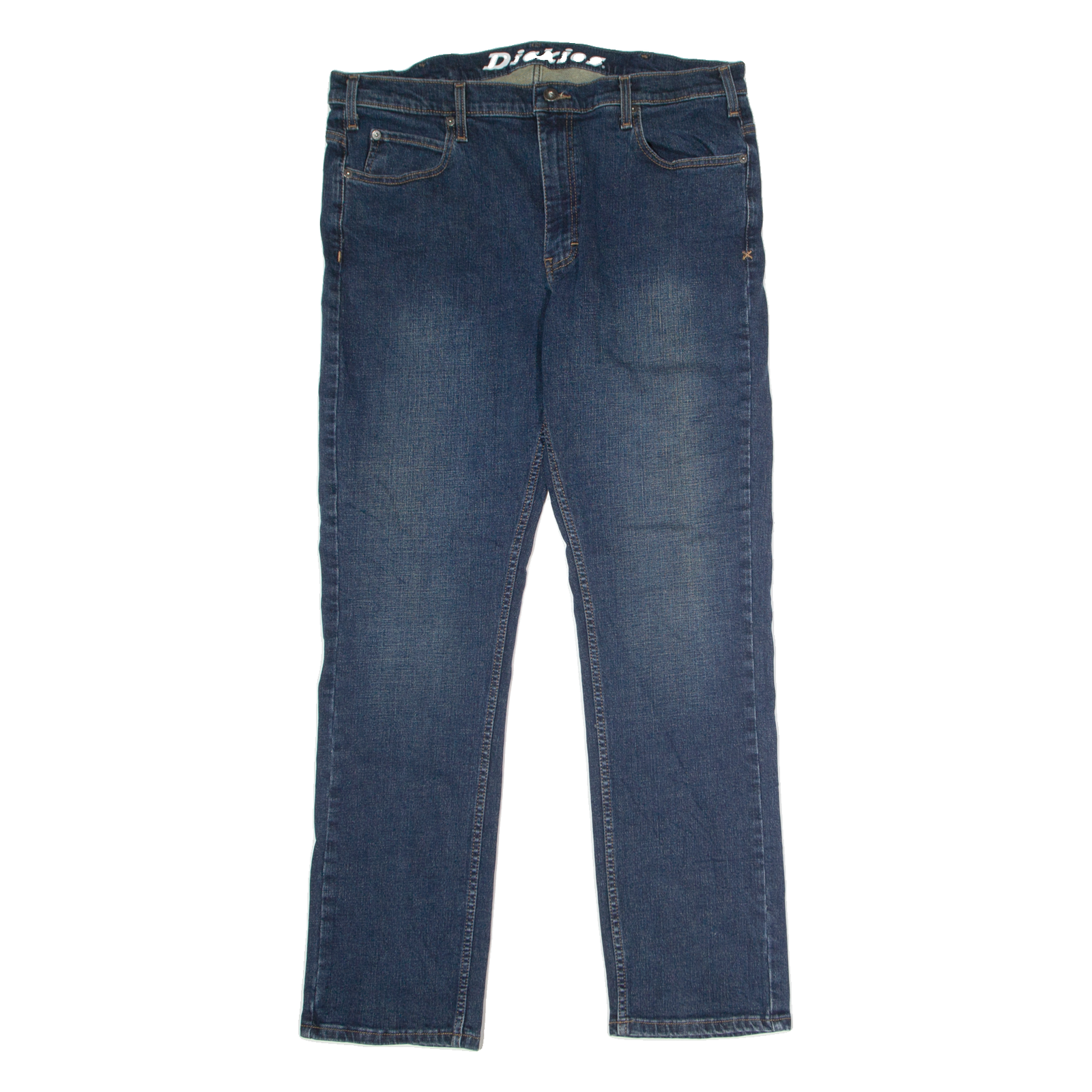 DICKIES Mens Jeans Blue Slim Straight W36 L32 Refurbished - N/A refurbished available on Cerqular