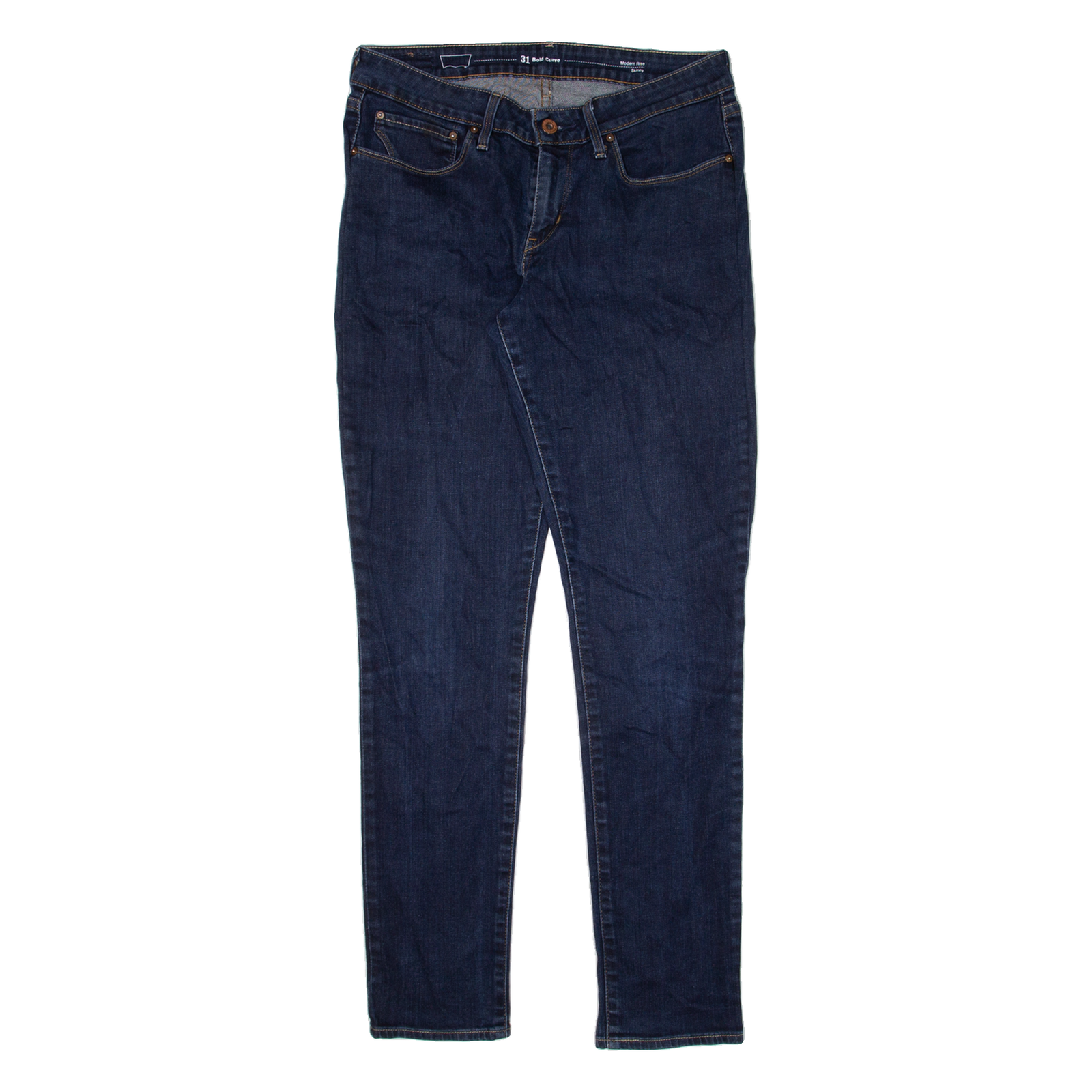 LEVI'S Modern Rise Womens Jeans Blue Slim Skinny W31 L32 Refurbished - N/A refurbished available on Cerqular