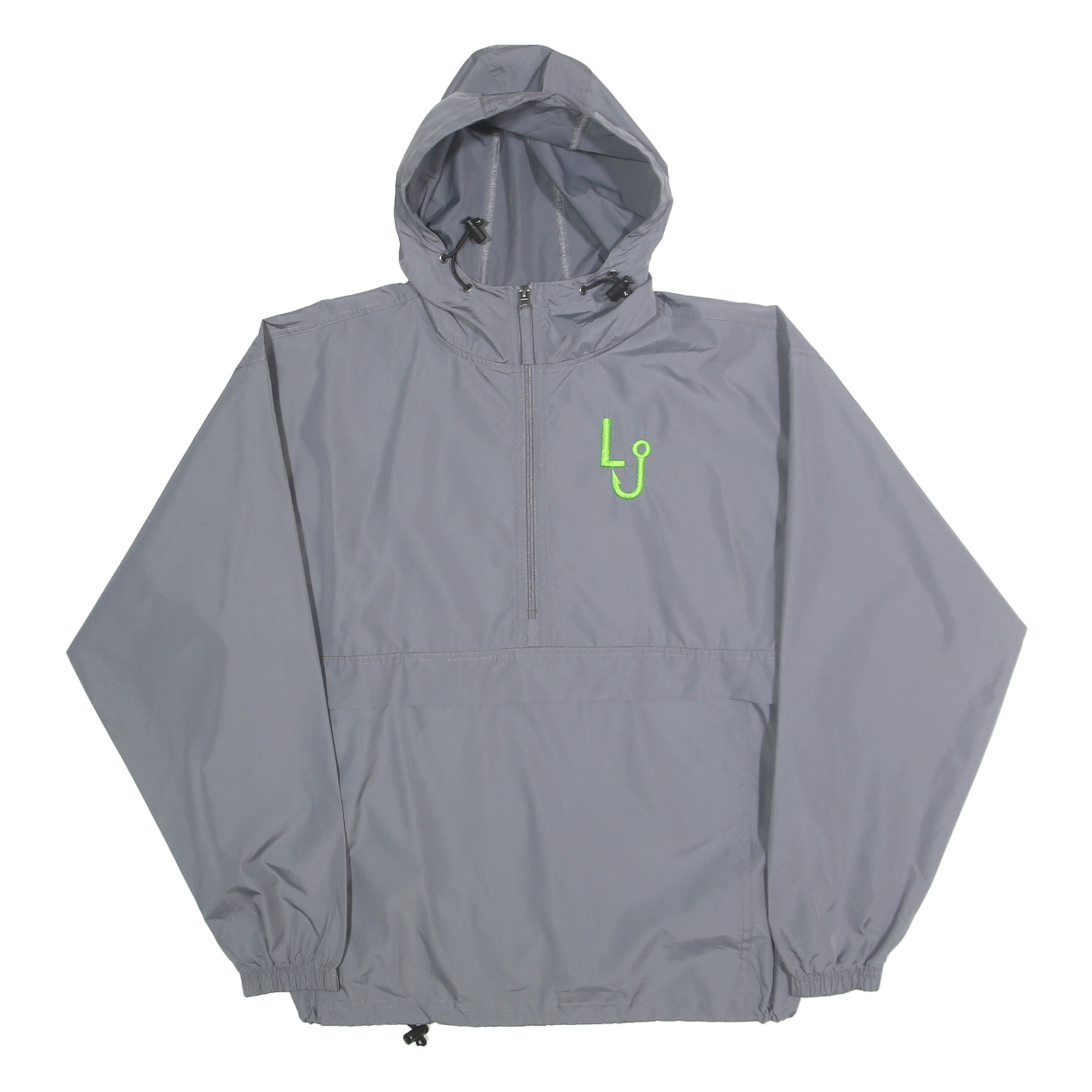 CHAMPION Mens Grey Lightweight Hooded Jacket M Polyester Plain Casual Sportswear Refurbished - N/A refurbished available on Cerqular
