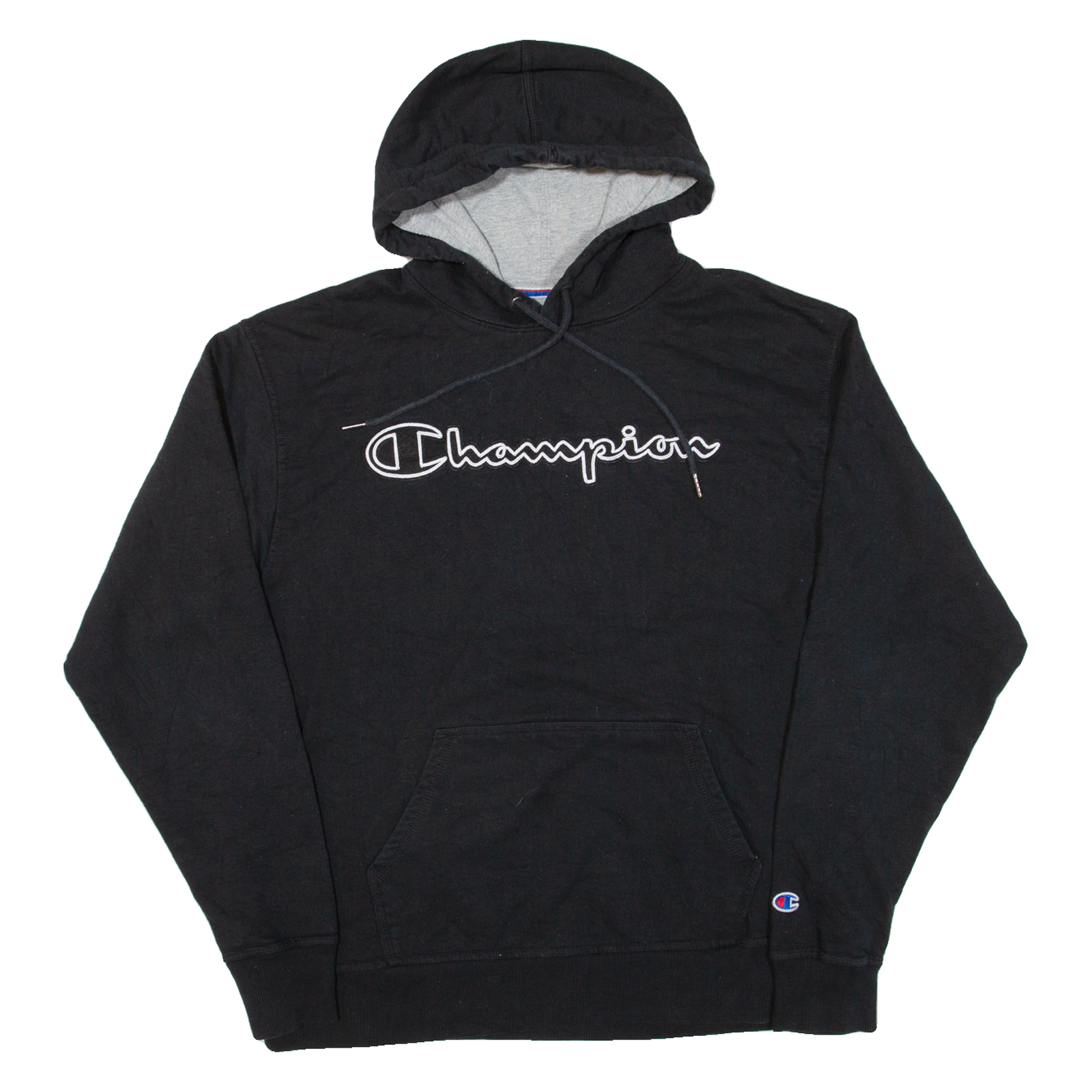 CHAMPION Mens Black Hoodie L Refurbished - N/A refurbished available on Cerqular