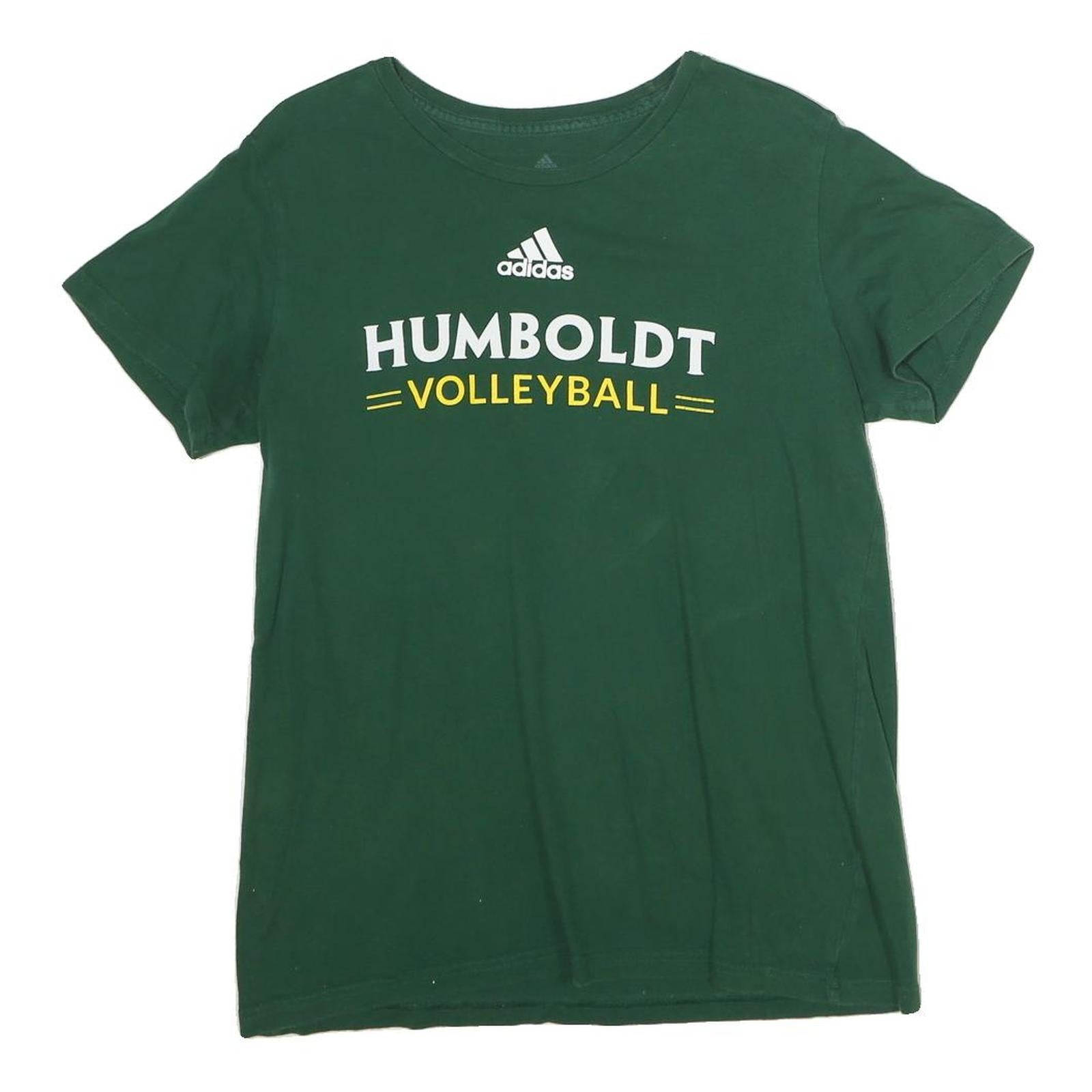 Buy ADIDAS Womens Green Humboldt Volleyball T-Shirt L Short Sleeve Crew Neck Cotton Refurbished - $16.89 ADIDAS Womens Green Humboldt Volleyball T-Shirt L Short Sleeve Crew Neck Cotton Refurbished - N/A refurbished available on Cerqular