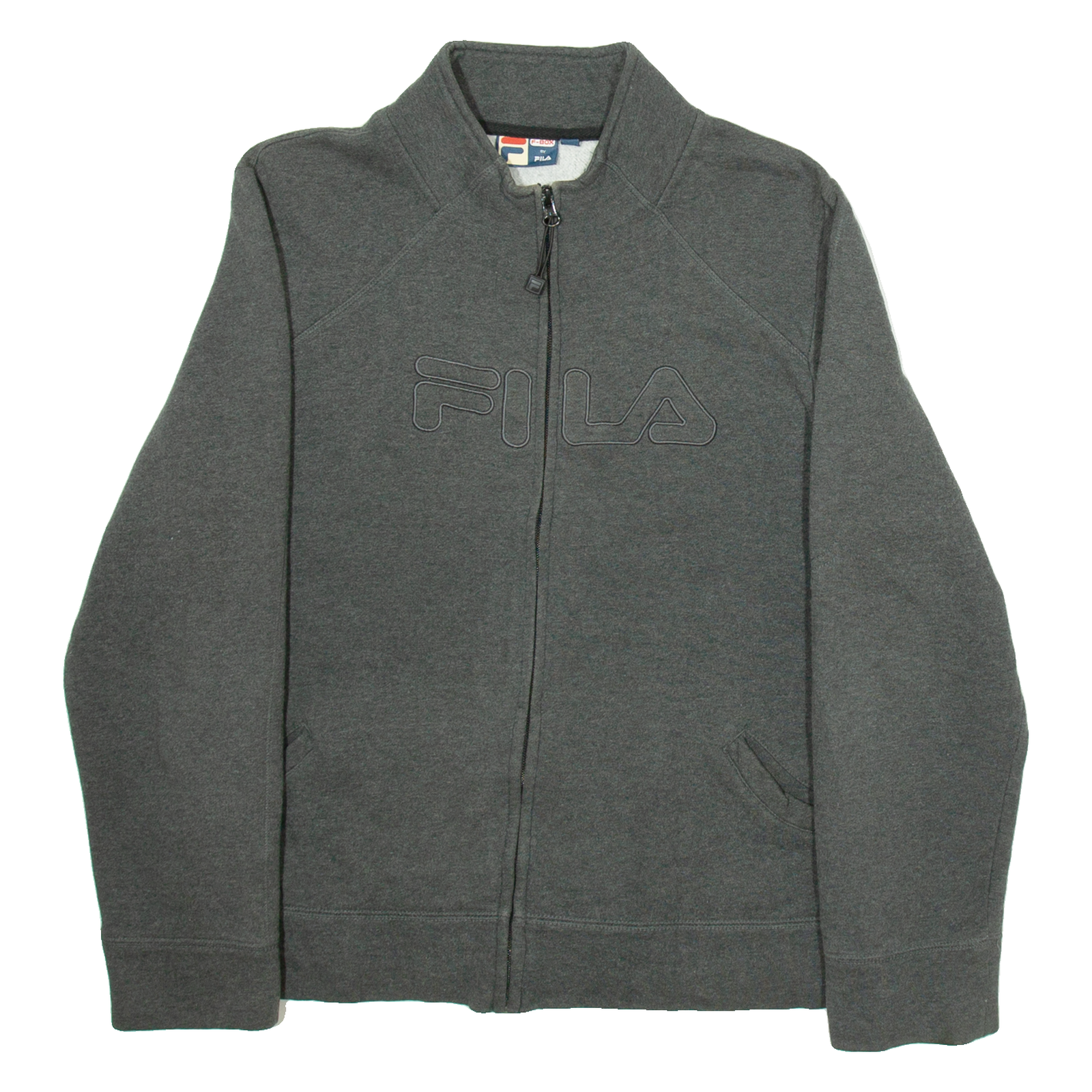 FILA Full Zip Mens Sweatshirt Grey L Refurbished - N/A refurbished available on Cerqular