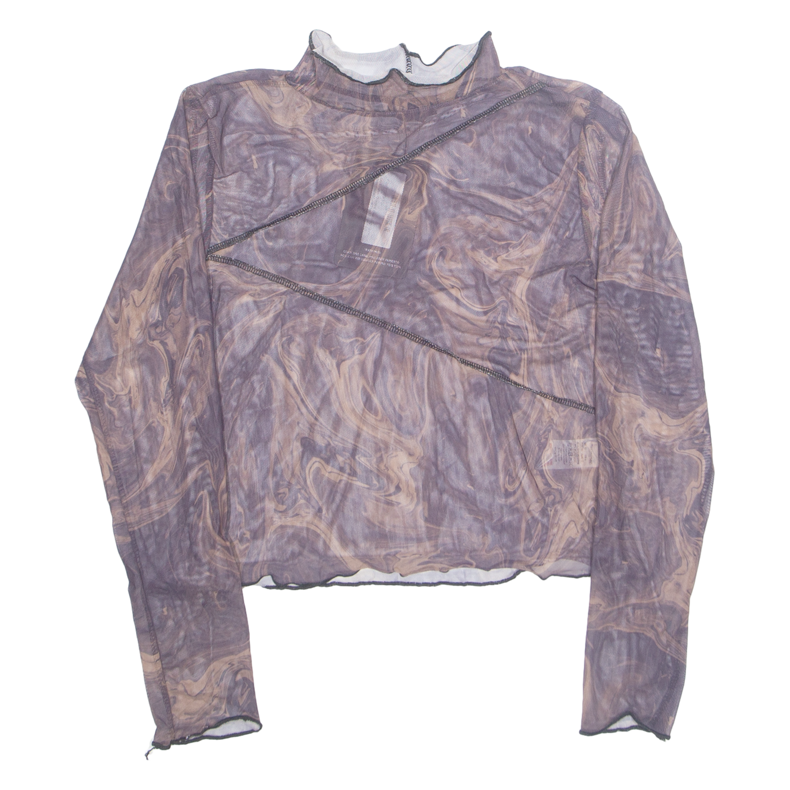Buy PRETTYLITTLETHING Sheer Marble Womens Printed Top Purple Crazy Pattern UK 12 Refurbished - $16.89 PRETTYLITTLETHING Sheer Marble Womens Printed Top Purple Crazy Pattern UK 12 Refurbished - N/A refurbished available on Cerqular