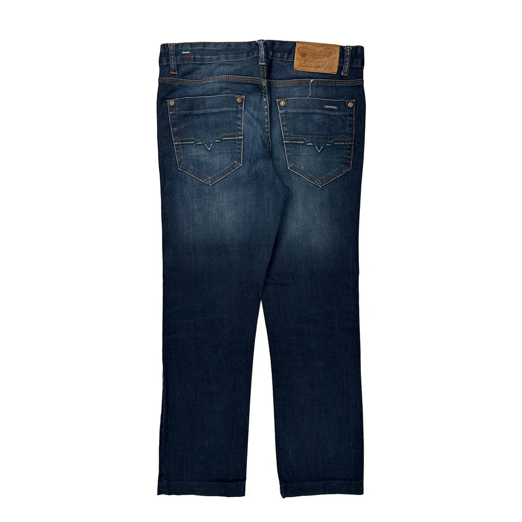 Diesel Jeans - 33W 30L Dark Wash Denim Refurbished - Thrifted (note: this is a term often used to describe second- refurbished available on Cerqular
