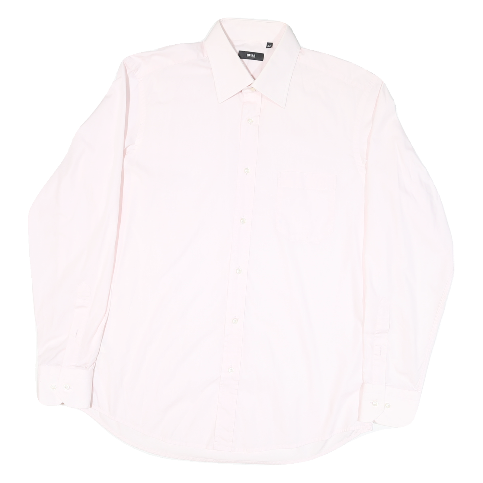 Buy BOSS Mens Pink Plain Formal Shirt L Cotton Blend Button Collar Classic Fit Refurbished - $23.39 BOSS Mens Pink Plain Formal Shirt L Cotton Blend Button Collar Classic Fit Refurbished - N/A refurbished available on Cerqular