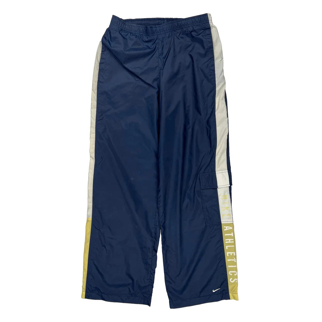 Age 12-13 Nike Cargo Tracksuit - Large Blue Polyester Refurbished - Thrifted (note: this is a term often used to describe second- refurbished available on Cerqular