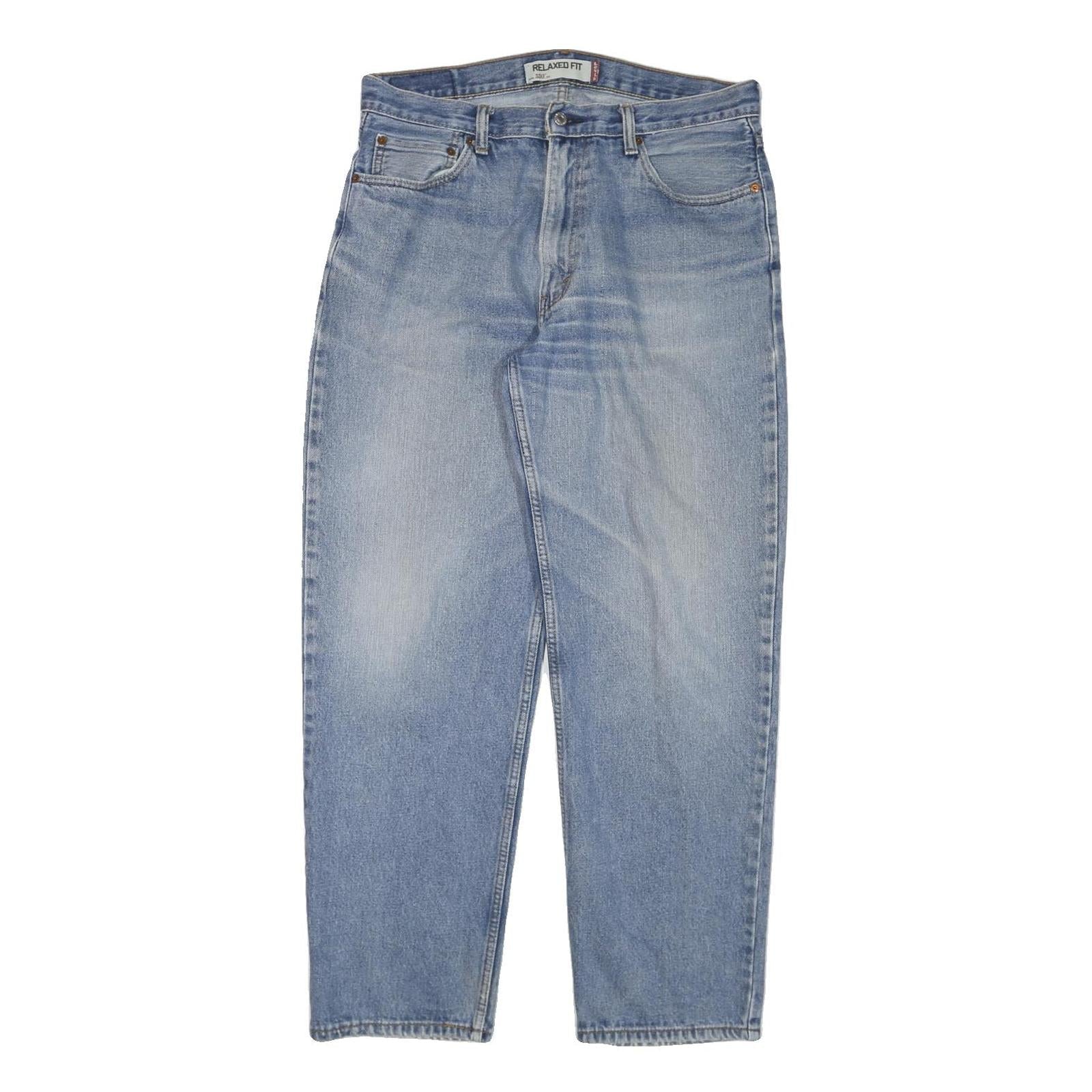LEVI'S Mens Jeans Blue Relaxed Straight Denim Medium W34 L31 Classic Style Refurbished - N/A refurbished available on Cerqular
