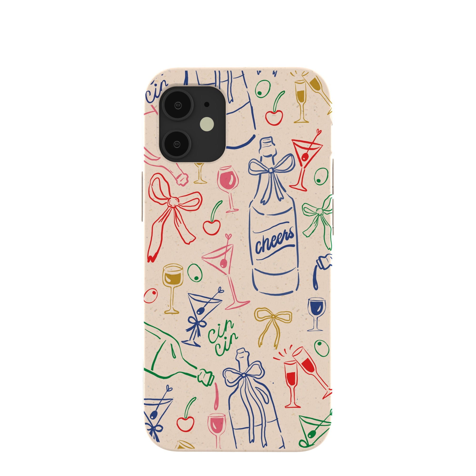 Seashell Midnight Toast iPhone 12 Mini Case Refurbished - Pela Case refurbished available on Cerqular