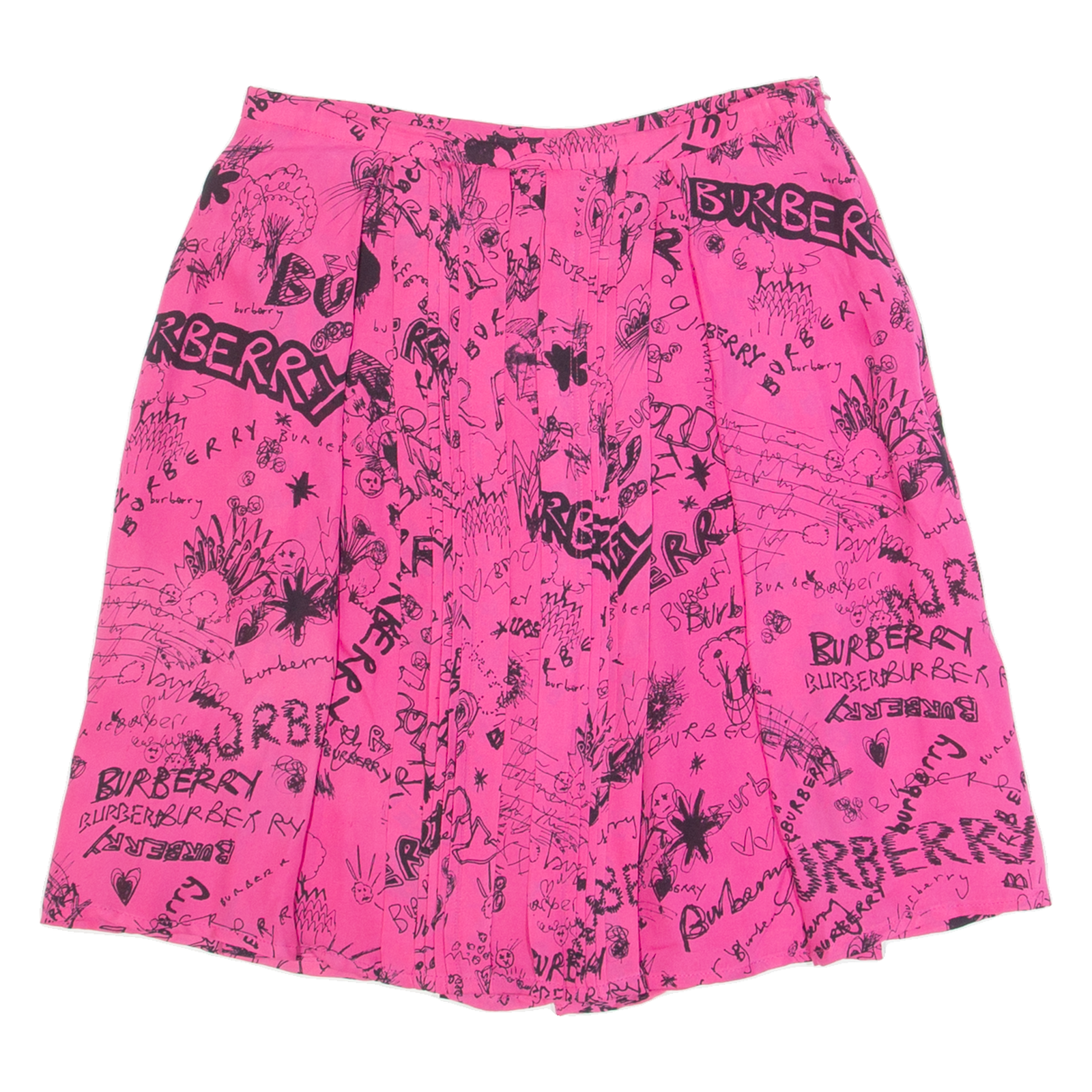BURBERRY Womens Skater Skirt Pink Short Crazy Pattern UK 6 Refurbished - N/A refurbished available on Cerqular