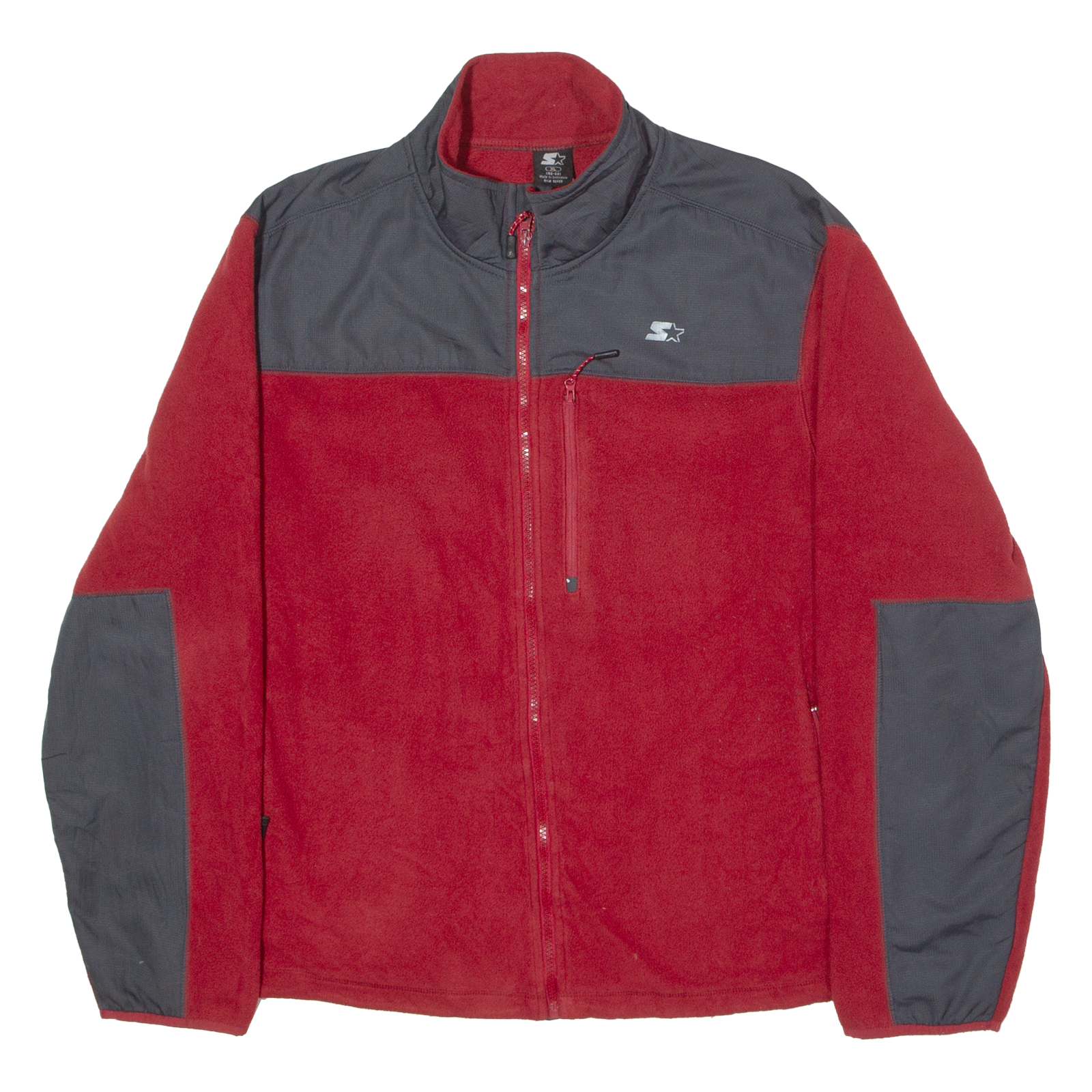 Buy STARTER Mens Fleece Jacket Red Colourblock XL Refurbished - $18.71 STARTER Mens Fleece Jacket Red Colourblock XL Refurbished - N/A refurbished available on Cerqular