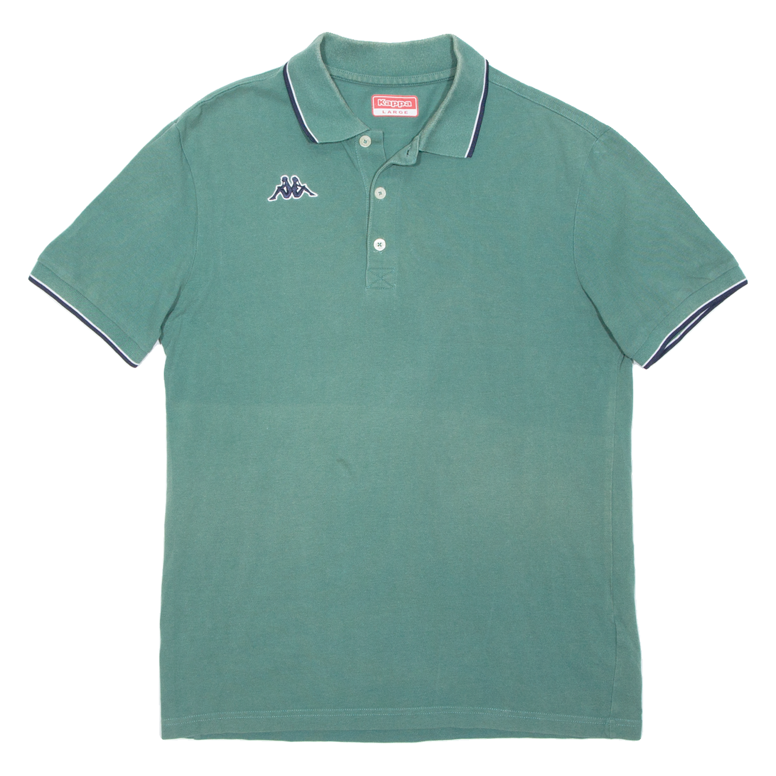 KAPPA Mens Polo Shirt Green L Refurbished - N/A refurbished available on Cerqular