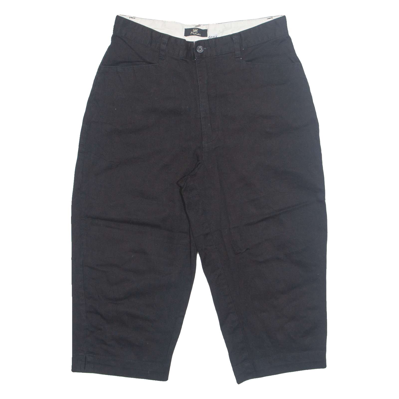 LEE Petite 3/4 Length Womens Pedal Pushers Shorts Black UK 10 W29 Refurbished - N/A refurbished available on Cerqular